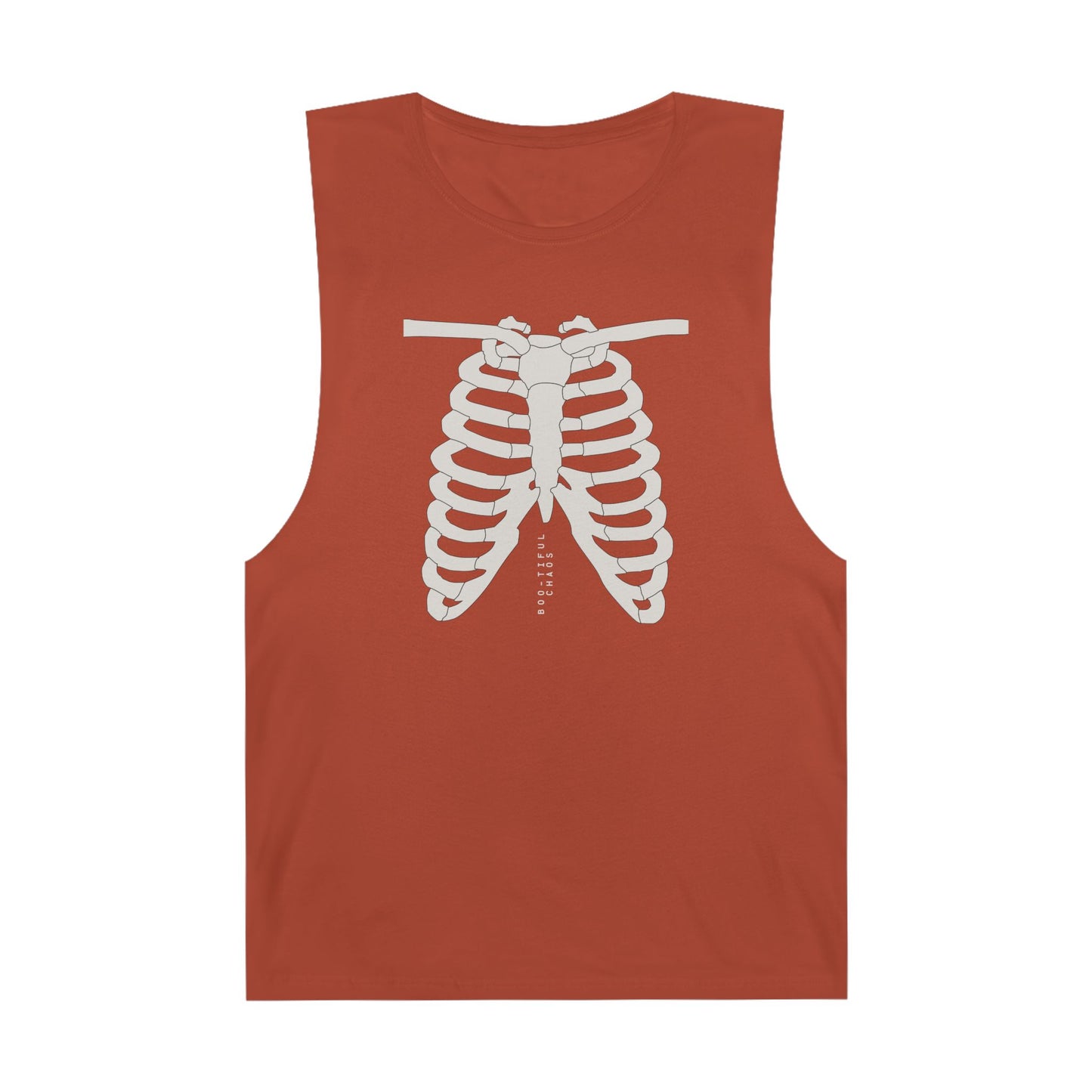 100% Cotton Skeleton Muscle Tank, Gym Apparel, Workout Top, Fitness Shirt, Halloween Costume, Casual Summer Wear