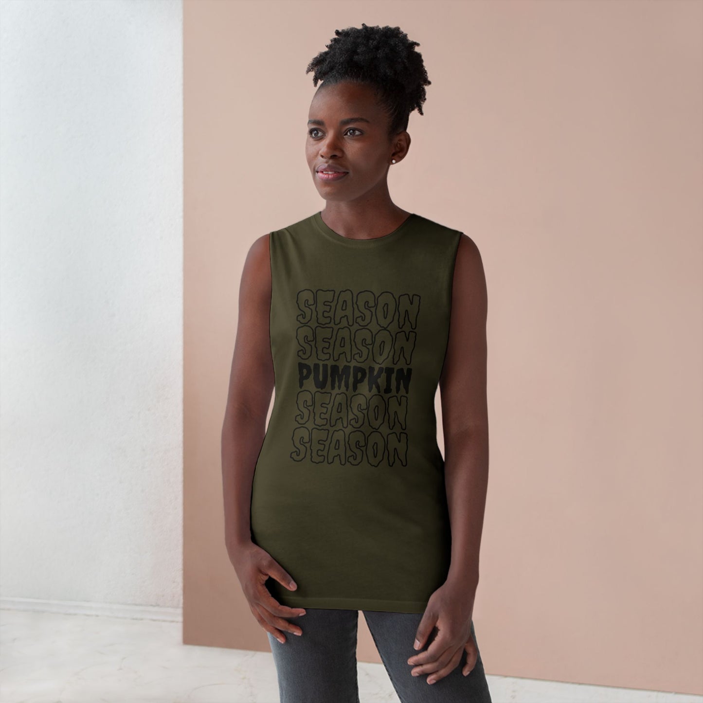 Unisex Pumpkin Season Tank Top, Fall Apparel, Halloween Shirt, Casual Summer Tee, Trendy Gift for Pumpkin Lovers