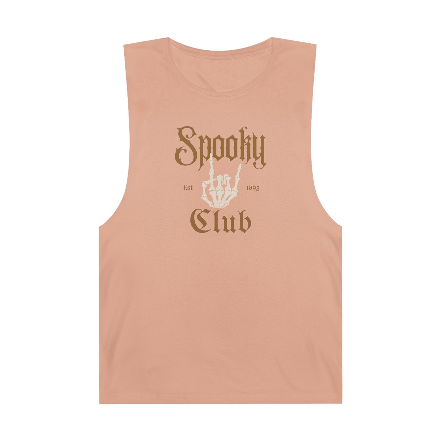 Spooky Club Unisex Tank Top | Halloween Shirt, Festival Wear, Gift for Horror Lovers, Casual Outfit, Unique Graphic Tee