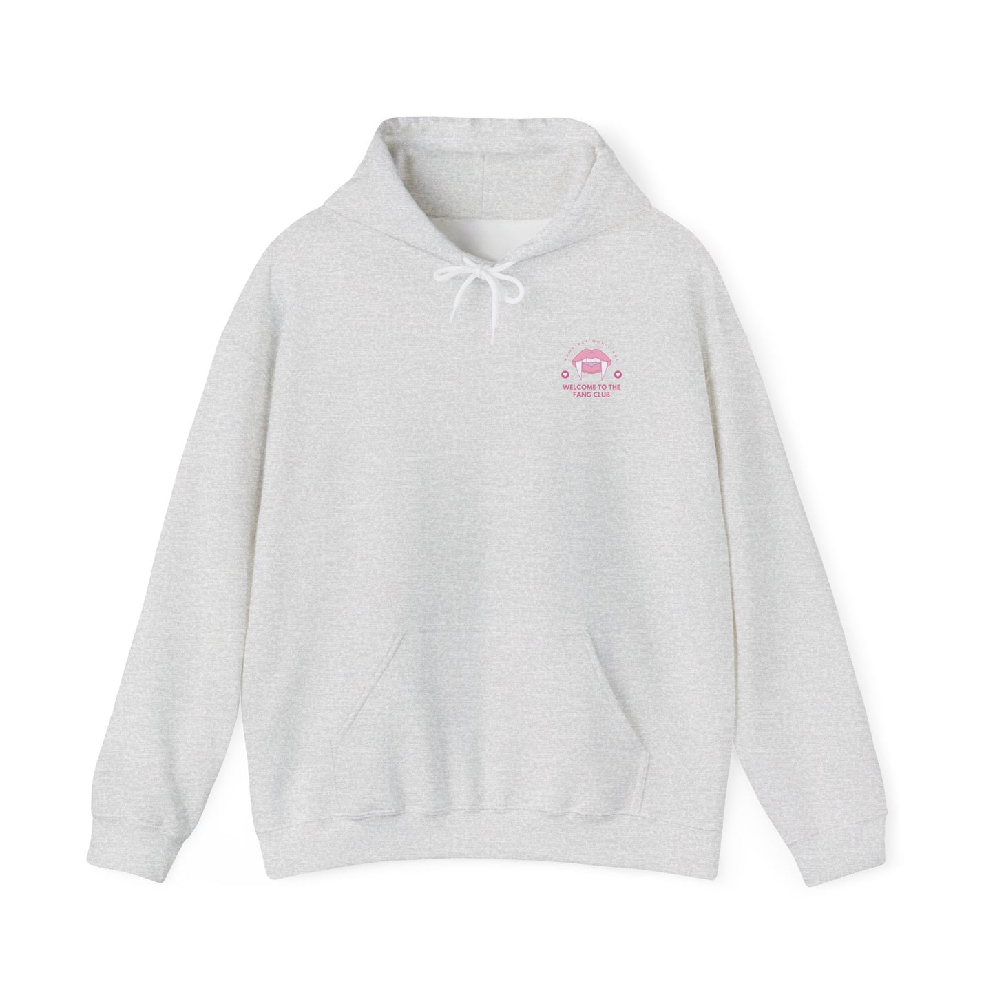 Vampire Fang Club Hoodie, Cozy Sweatshirt for Halloween, Cute Gift for Fans, Winter Layering, Trendy Casual Wear