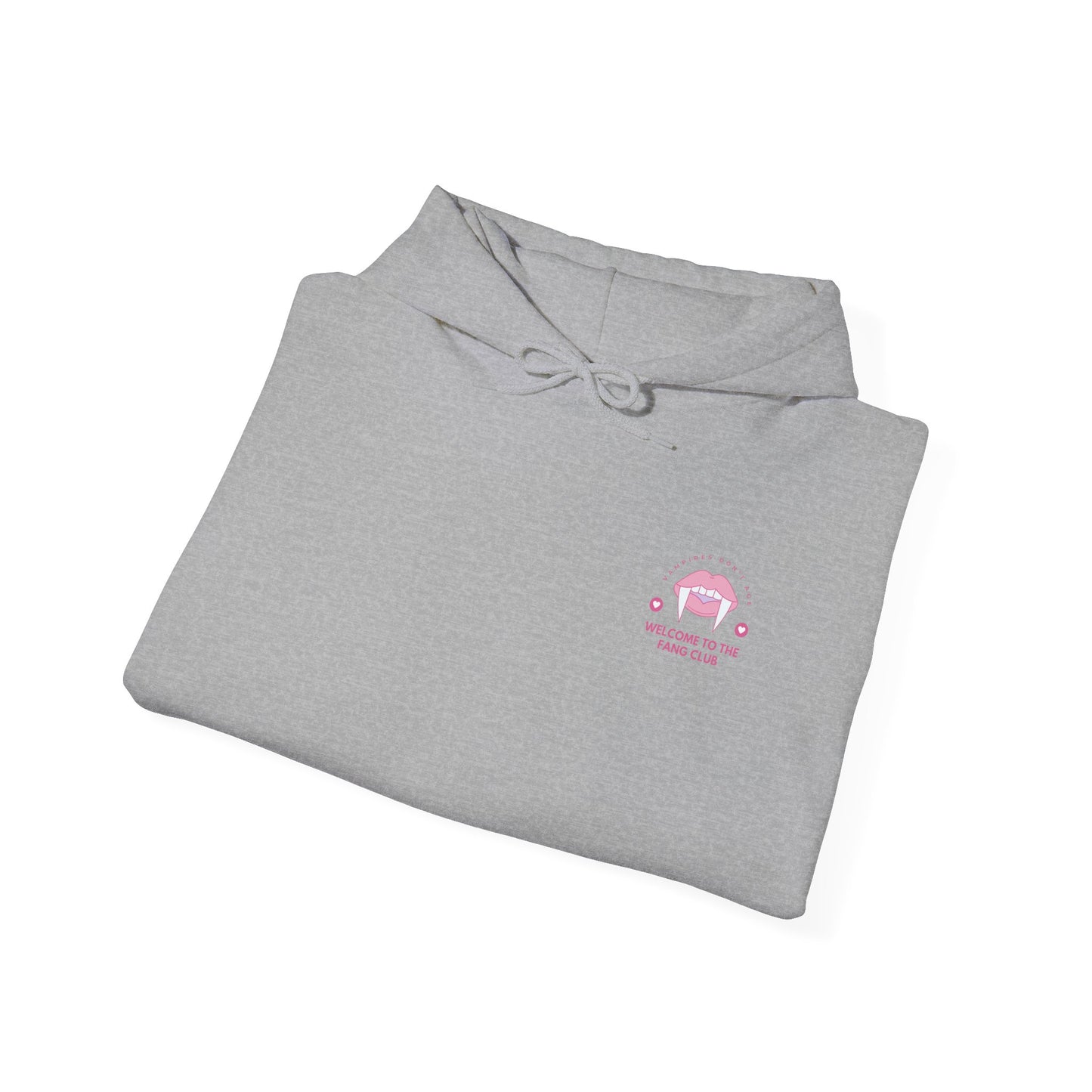 Vampire Fang Club Hoodie, Cozy Sweatshirt for Halloween, Cute Gift for Fans, Winter Layering, Trendy Casual Wear