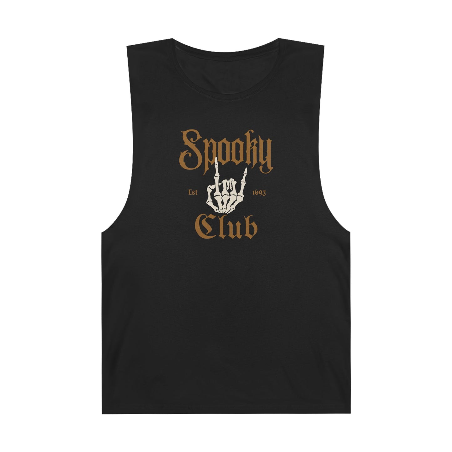 Spooky Club Unisex Tank Top | Halloween Shirt, Festival Wear, Gift for Horror Lovers, Casual Outfit, Unique Graphic Tee