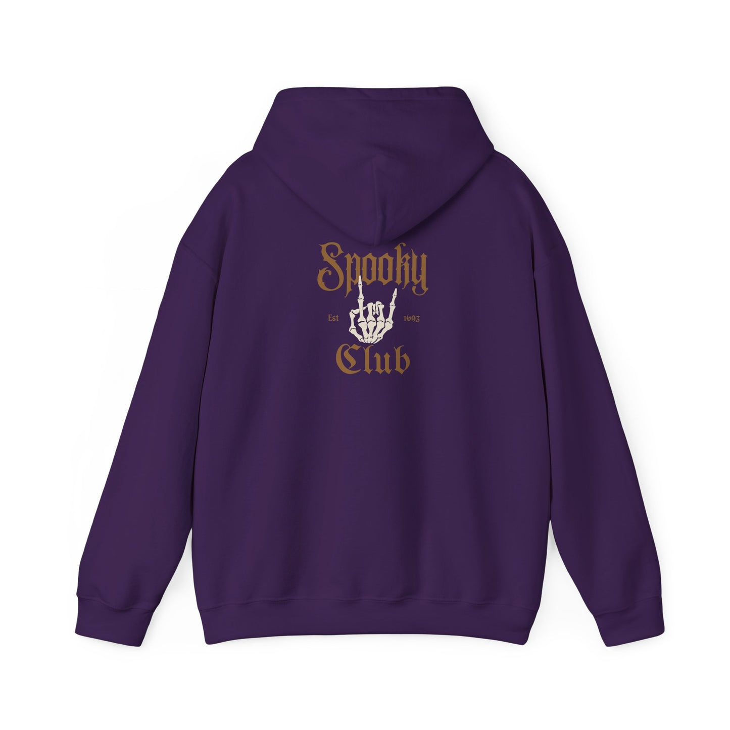 Spooky Club Unisex Hooded Sweatshirt | Cozy Halloween Apparel, Gift for Ghost Lovers, Casual Fall Fashion
