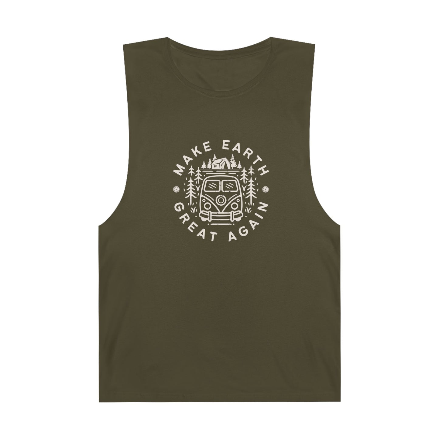 100% Cotton Eco-Friendly Nature Tank, Great for Summer Festivals, Earth Day, Camping, Outdoor Activities, Casual Wear, Gifts
