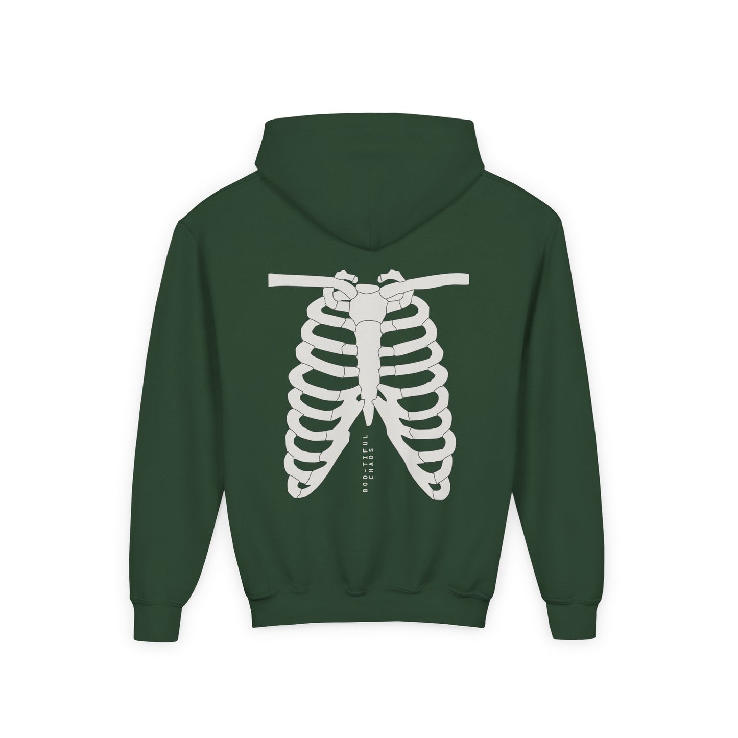 Youth Hoodie - Beautiful Chaos Skeleton Design, Cozy Sweatshirt for Teens, Unique Gift, Casual Wear, Perfect for Special Occasions
