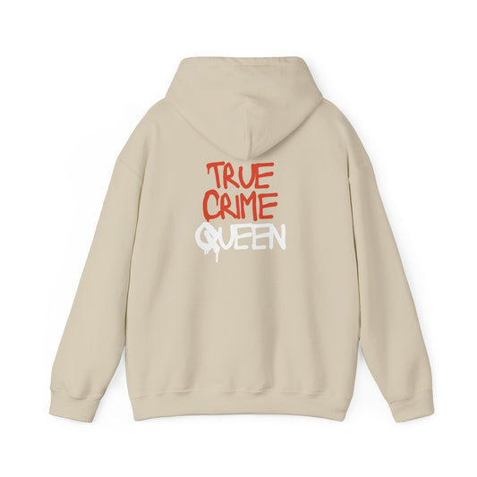 True Crime Hoodie, Unisex Heavy Blend Sweatshirt for Crime Lovers, Cozy Gift for Fans, Perfect for Fall or Winter