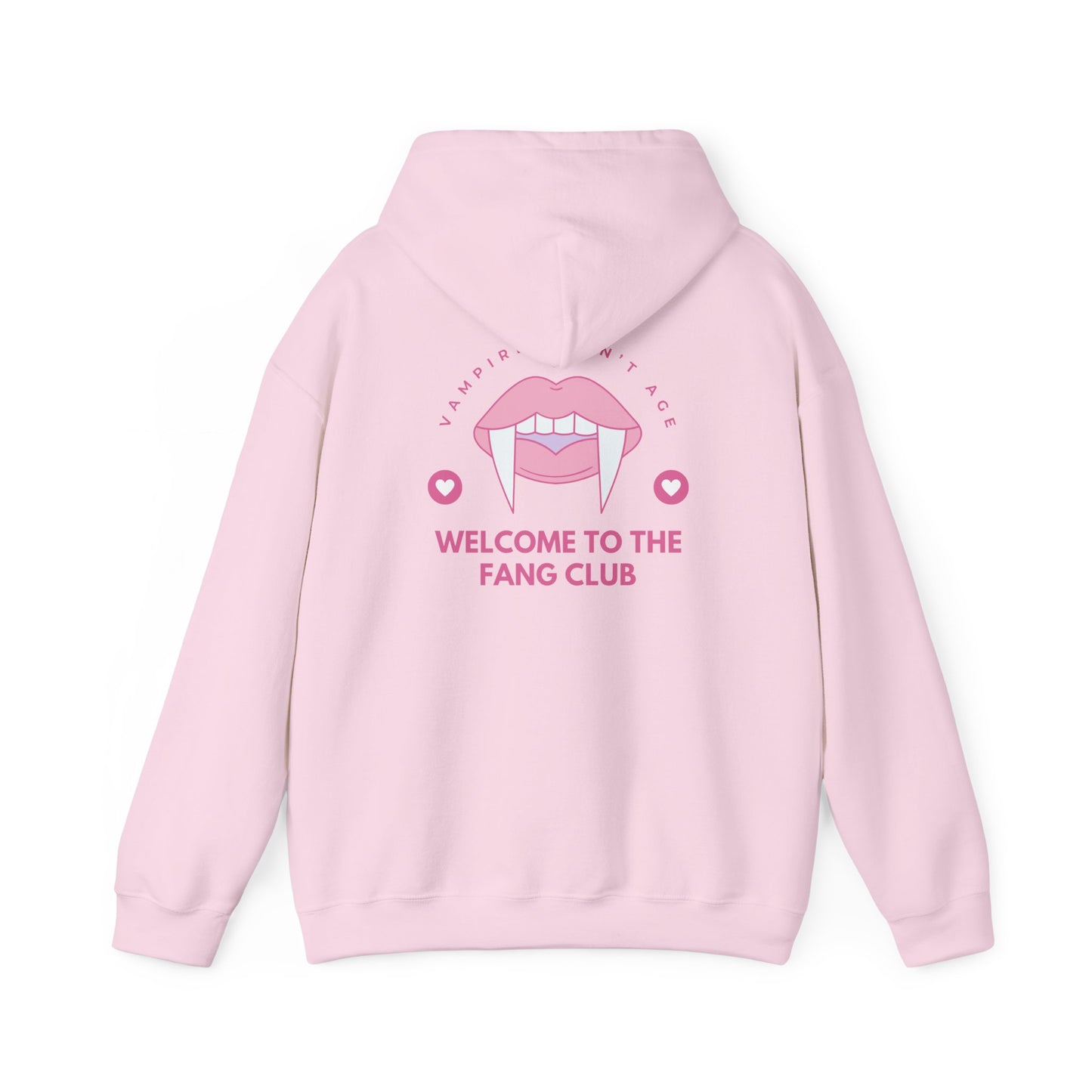 Vampire Fang Club Hoodie, Cozy Sweatshirt for Halloween, Cute Gift for Fans, Winter Layering, Trendy Casual Wear