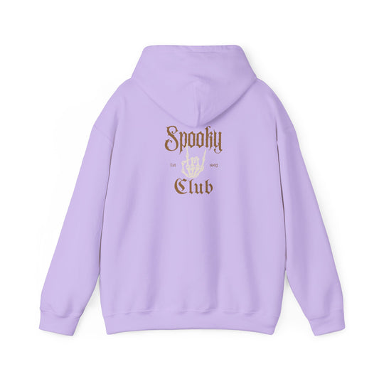 Spooky Club Unisex Hooded Sweatshirt | Cozy Halloween Apparel, Gift for Ghost Lovers, Casual Fall Fashion