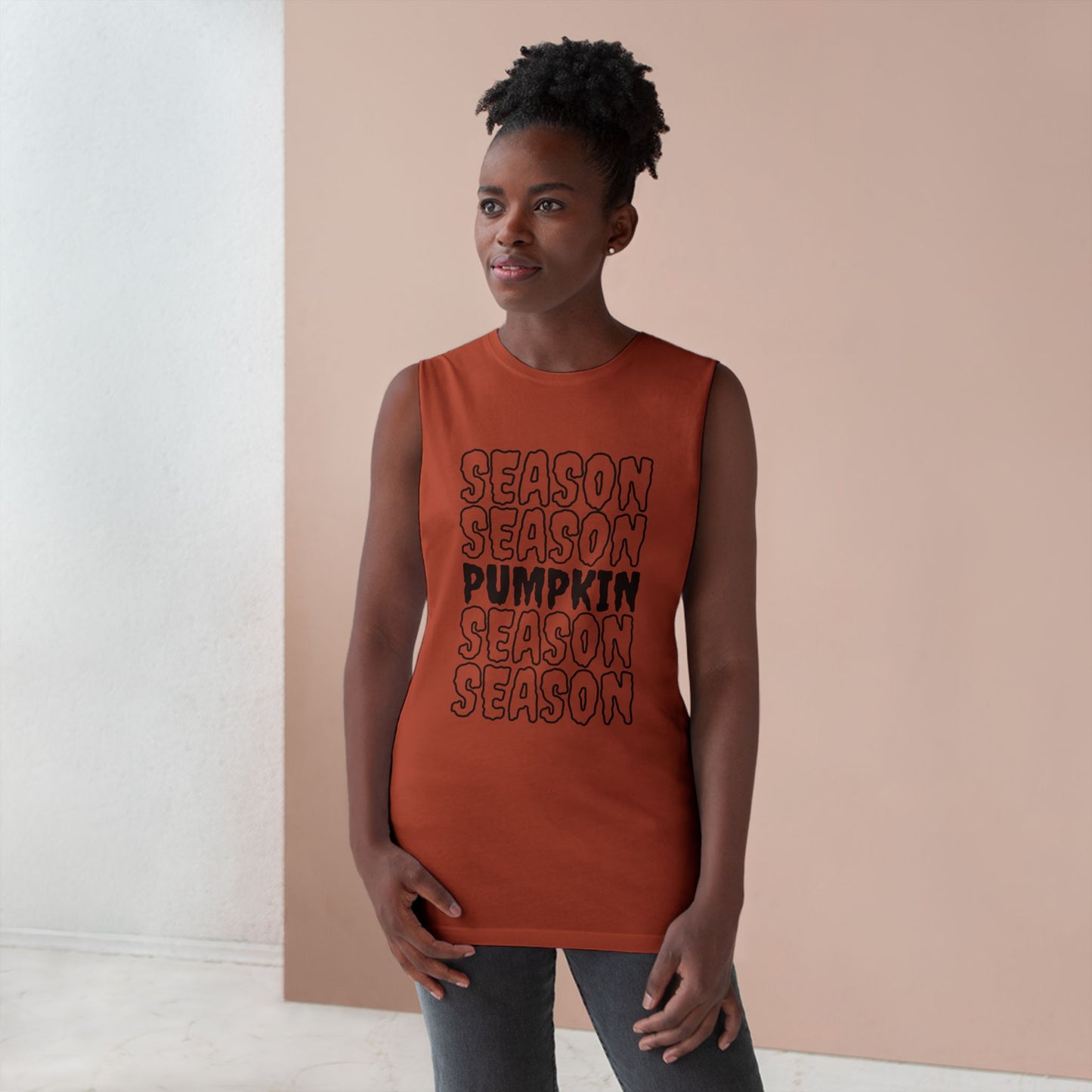 Unisex Pumpkin Season Tank Top, Fall Apparel, Halloween Shirt, Casual Summer Tee, Trendy Gift for Pumpkin Lovers