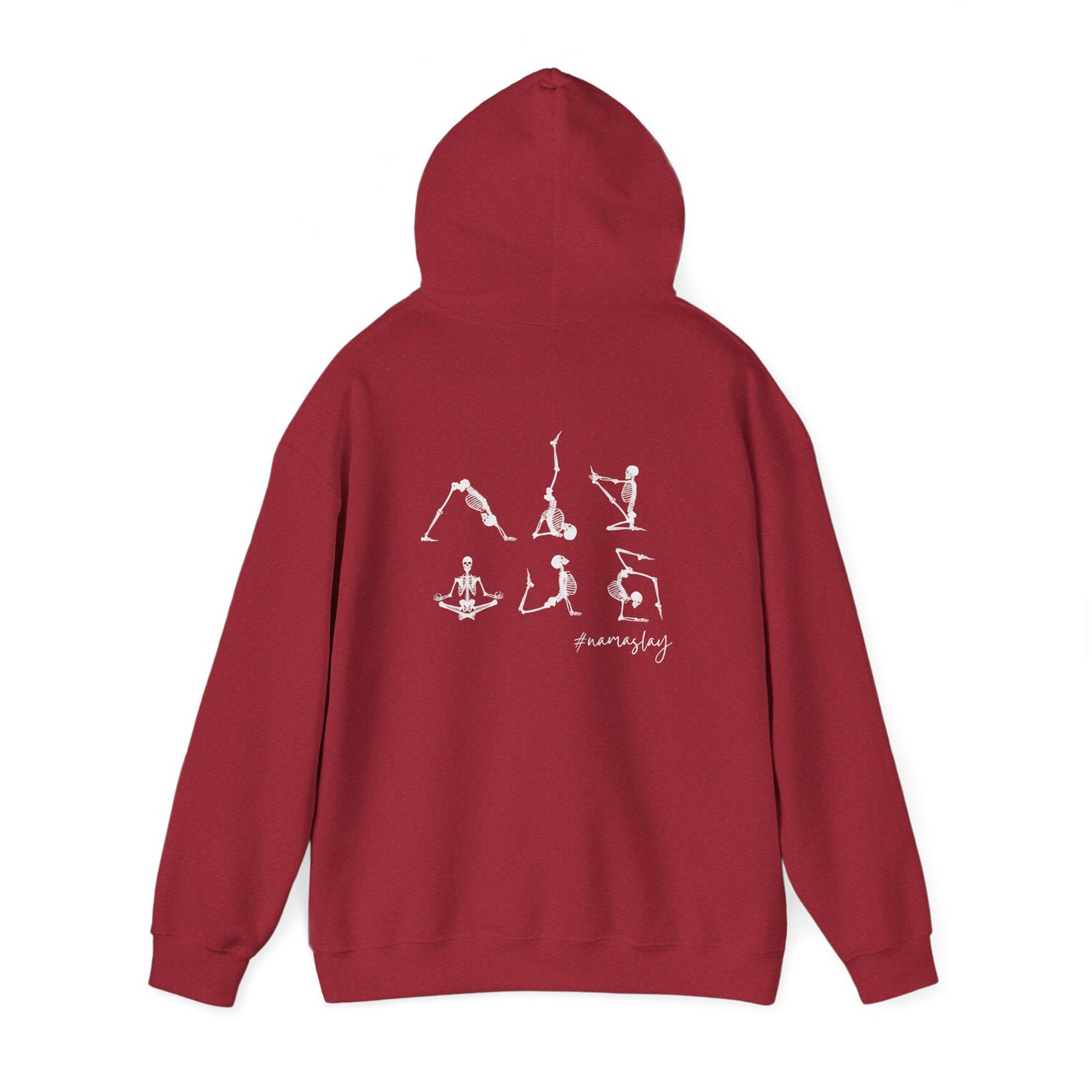 Yoga Skeleton Unisex Hoodie, Cozy Gym Sweatshirt, Ideal for Yoga Lovers, Perfect Gift for Fitness Enthusiasts, Unique Workout Apparel