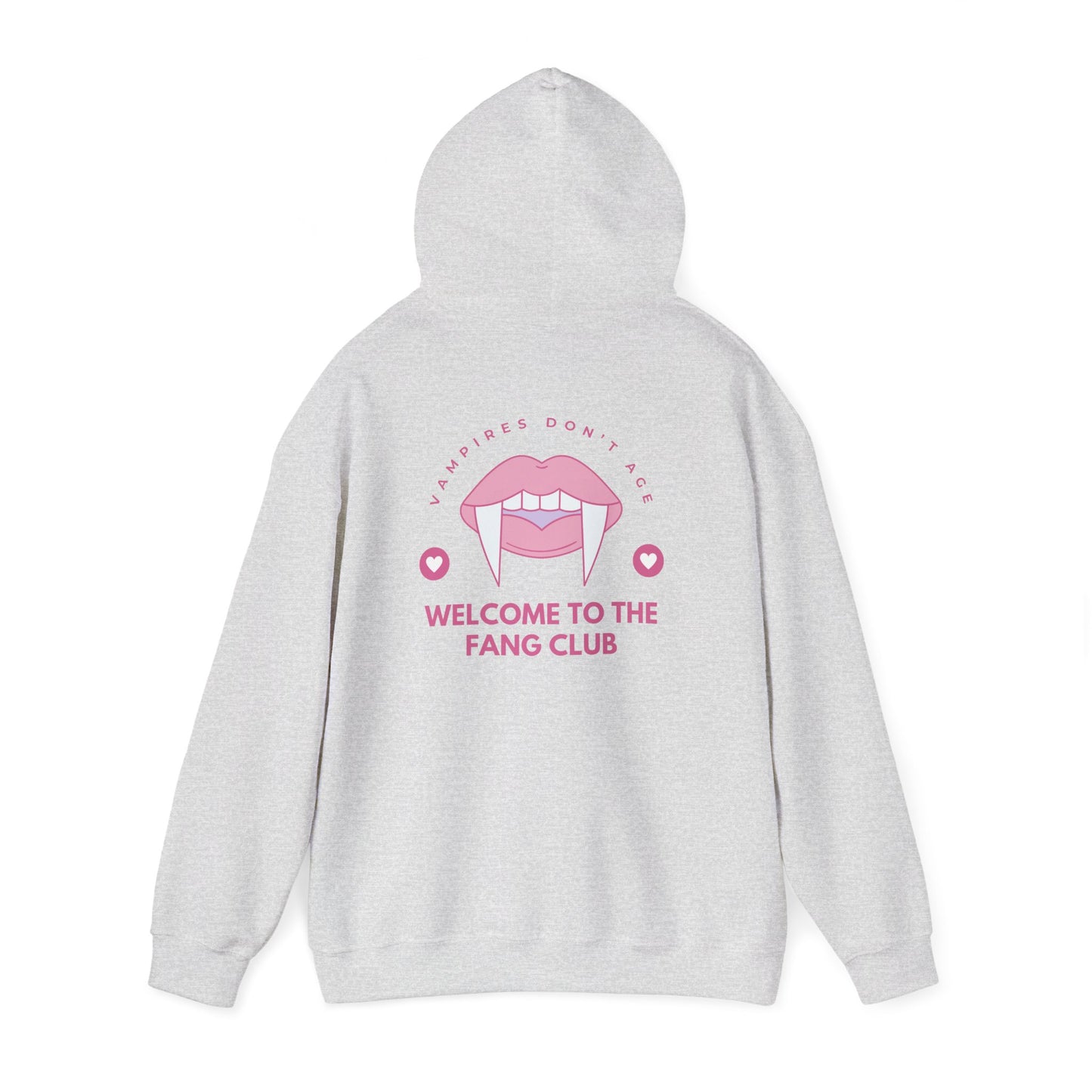 Vampire Fang Club Hoodie, Cozy Sweatshirt for Halloween, Cute Gift for Fans, Winter Layering, Trendy Casual Wear