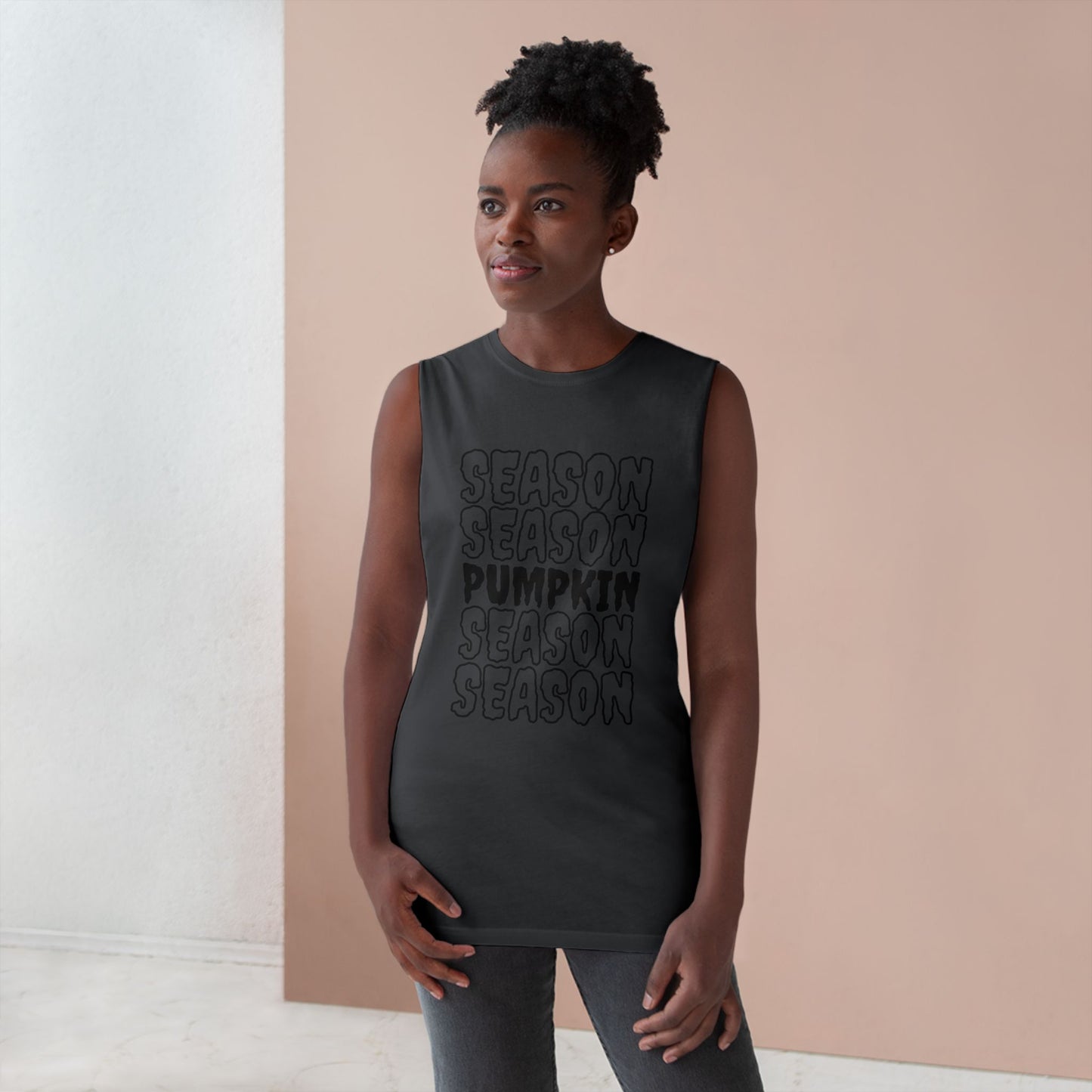 Unisex Pumpkin Season Tank Top, Fall Apparel, Halloween Shirt, Casual Summer Tee, Trendy Gift for Pumpkin Lovers
