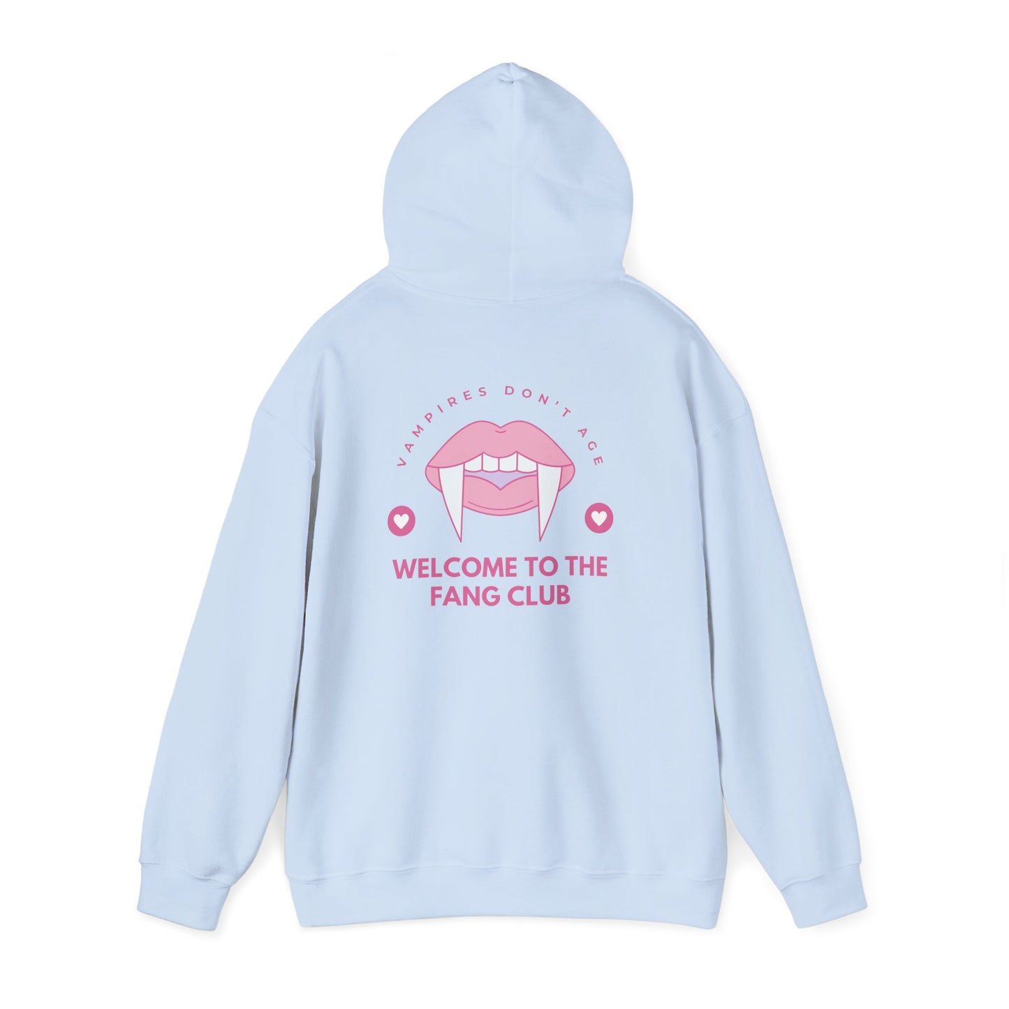 Vampire Fang Club Hoodie, Cozy Sweatshirt for Halloween, Cute Gift for Fans, Winter Layering, Trendy Casual Wear