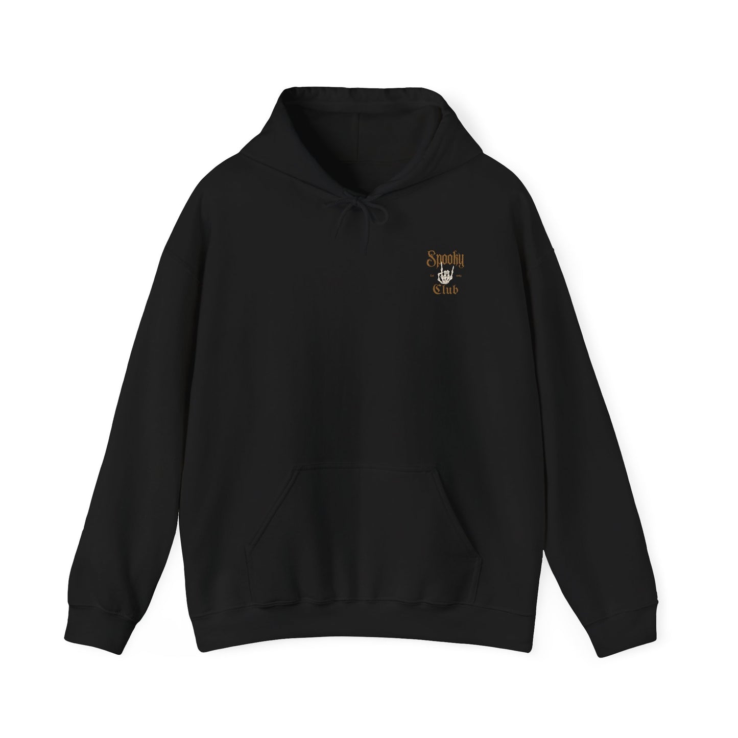 Spooky Club Unisex Hooded Sweatshirt | Cozy Halloween Apparel, Gift for Ghost Lovers, Casual Fall Fashion
