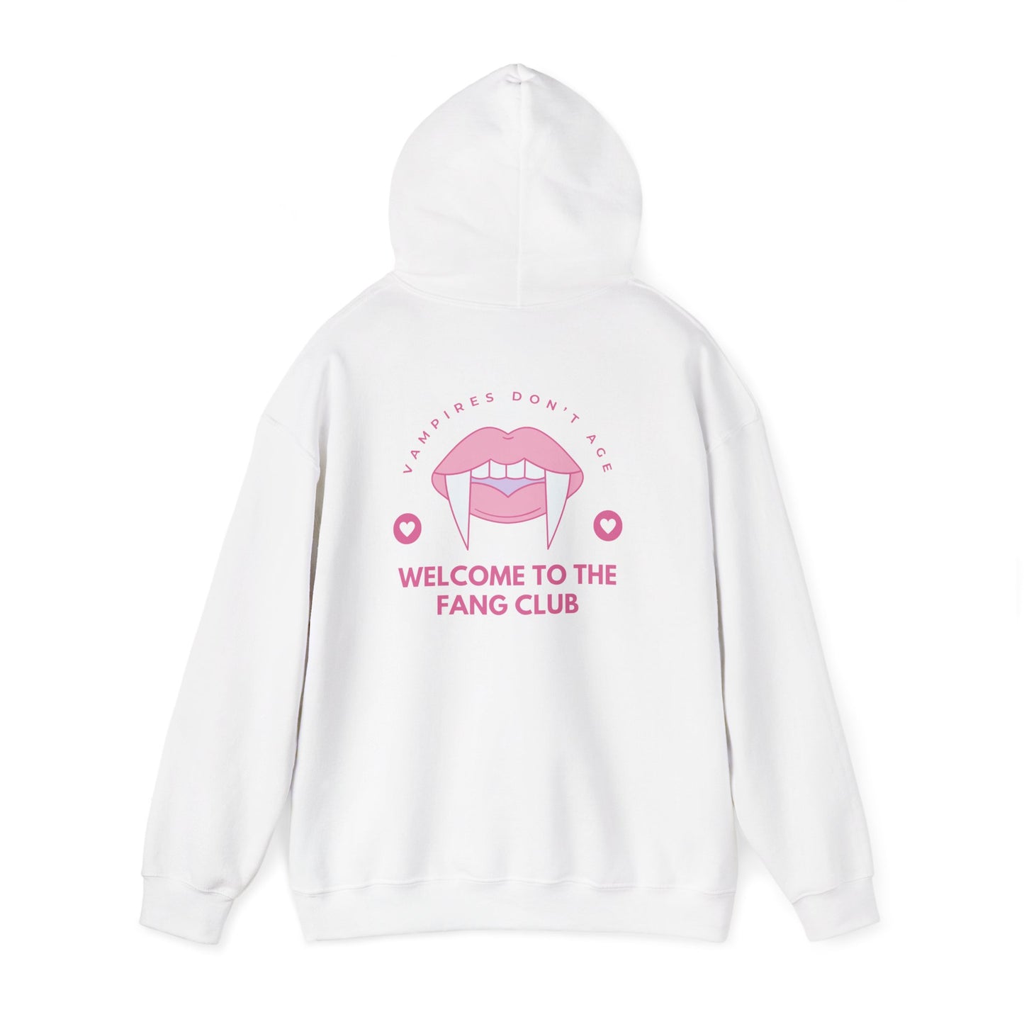 Vampire Fang Club Hoodie, Cozy Sweatshirt for Halloween, Cute Gift for Fans, Winter Layering, Trendy Casual Wear