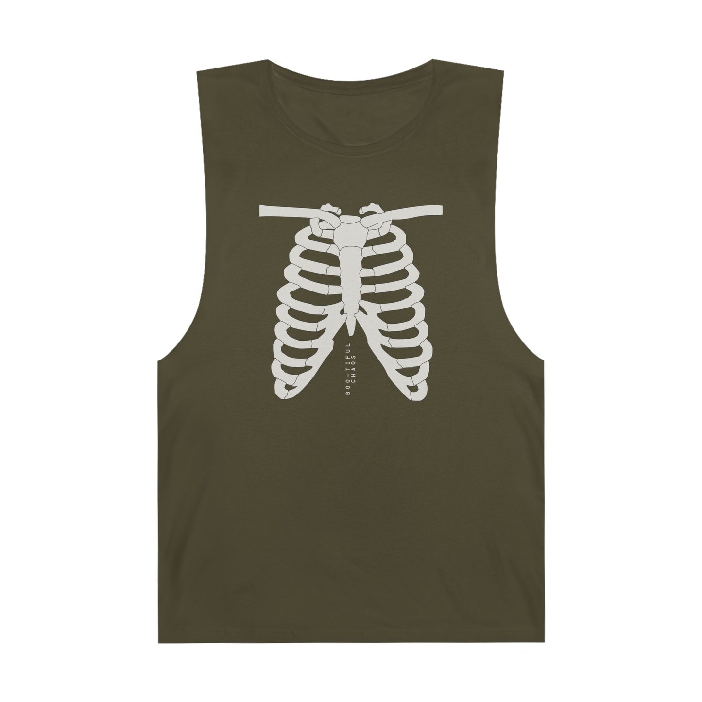 100% Cotton Skeleton Muscle Tank, Gym Apparel, Workout Top, Fitness Shirt, Halloween Costume, Casual Summer Wear