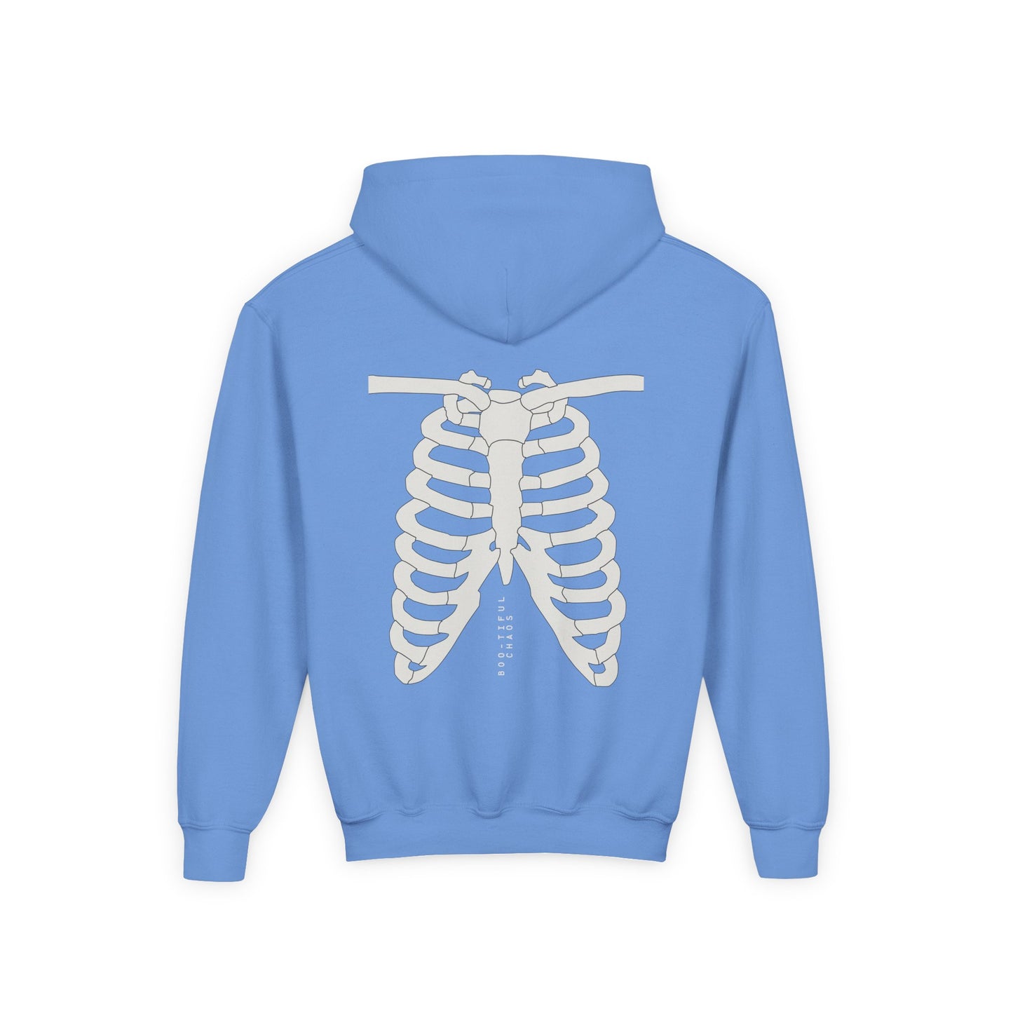 Youth Hoodie - Beautiful Chaos Skeleton Design, Cozy Sweatshirt for Teens, Unique Gift, Casual Wear, Perfect for Special Occasions