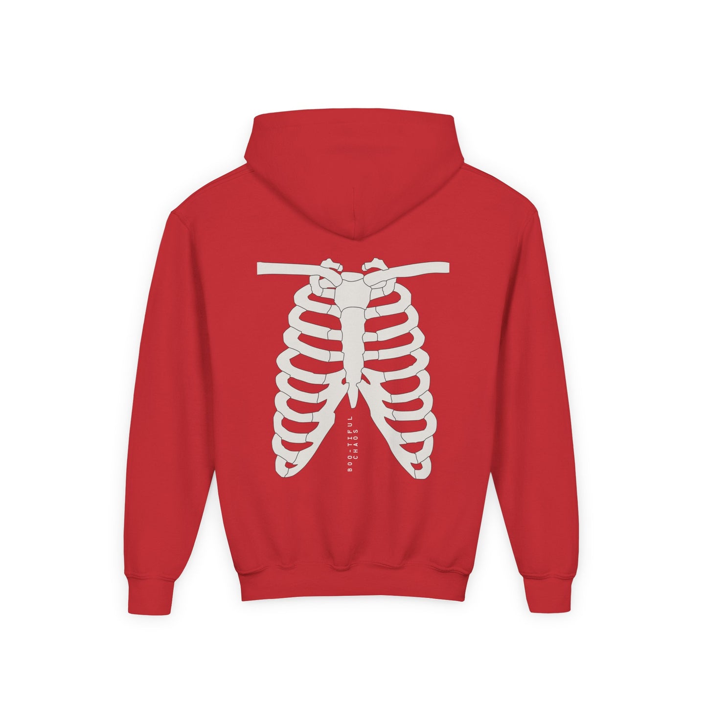Youth Hoodie - Beautiful Chaos Skeleton Design, Cozy Sweatshirt for Teens, Unique Gift, Casual Wear, Perfect for Special Occasions