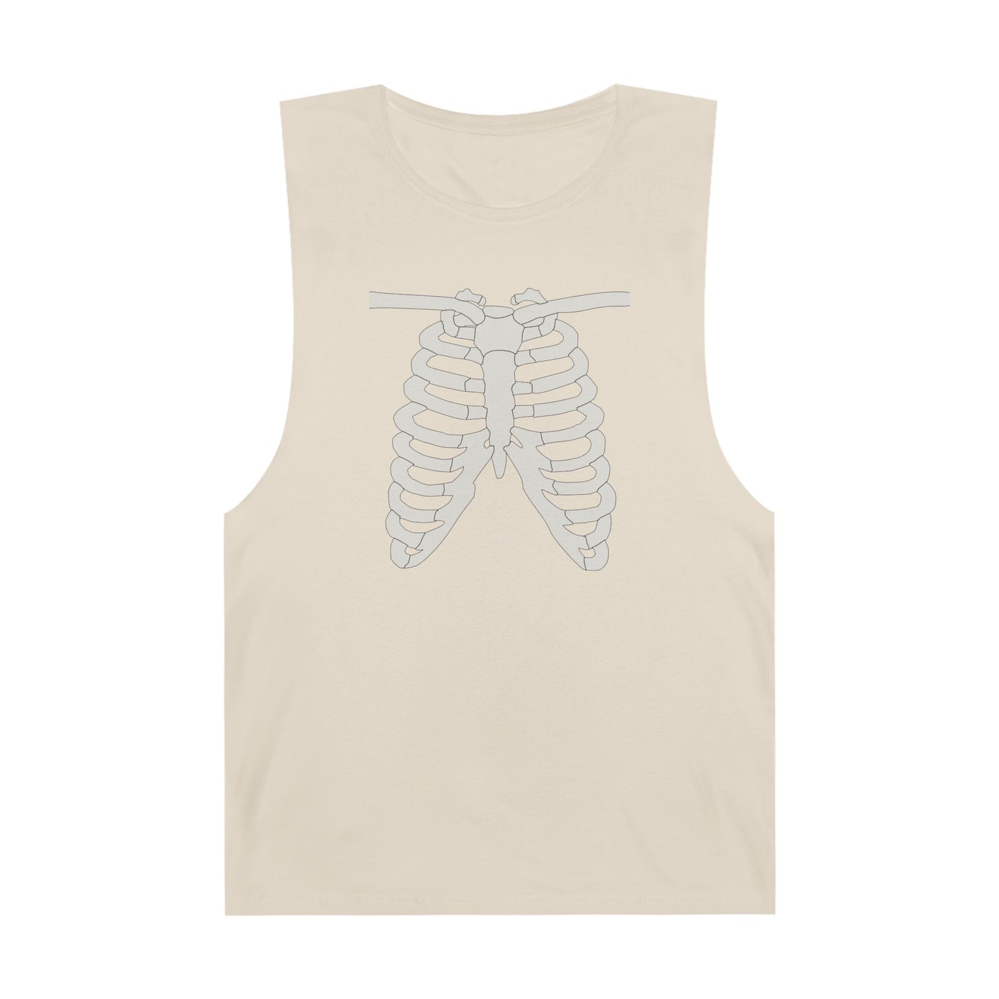 100% Cotton Skeleton Muscle Tank, Gym Apparel, Workout Top, Fitness Shirt, Halloween Costume, Casual Summer Wear