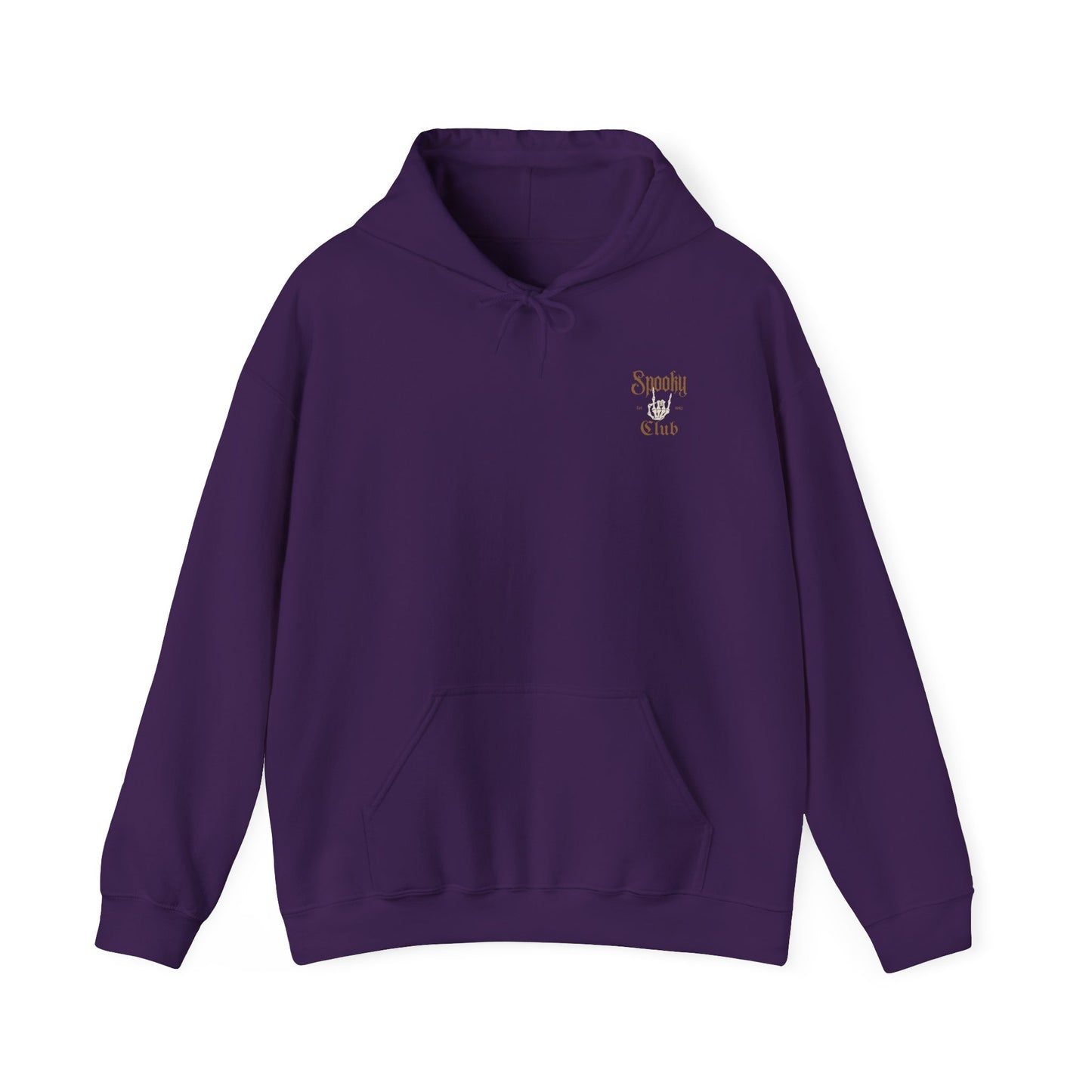 Spooky Club Unisex Hooded Sweatshirt | Cozy Halloween Apparel, Gift for Ghost Lovers, Casual Fall Fashion