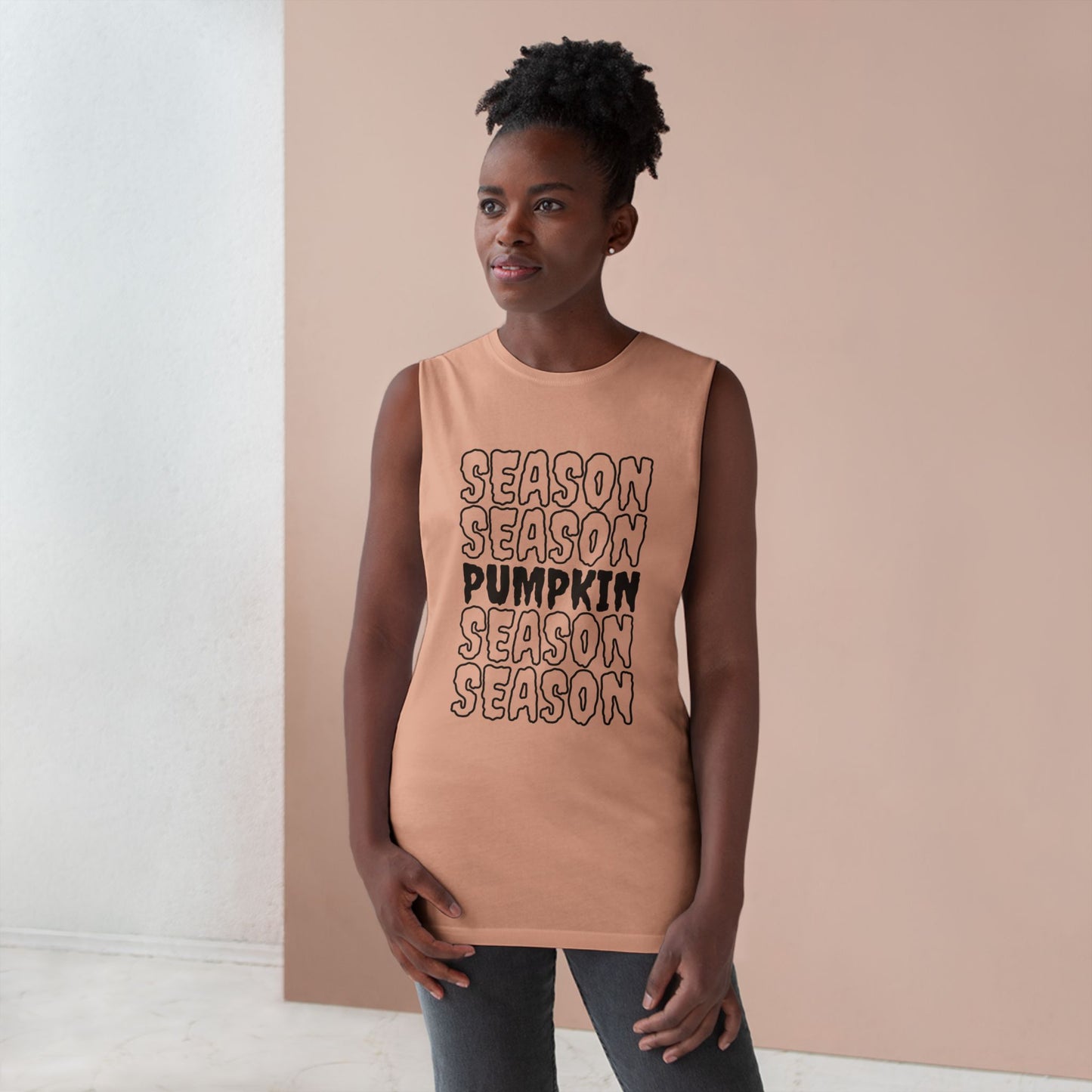 Unisex Pumpkin Season Tank Top, Fall Apparel, Halloween Shirt, Casual Summer Tee, Trendy Gift for Pumpkin Lovers