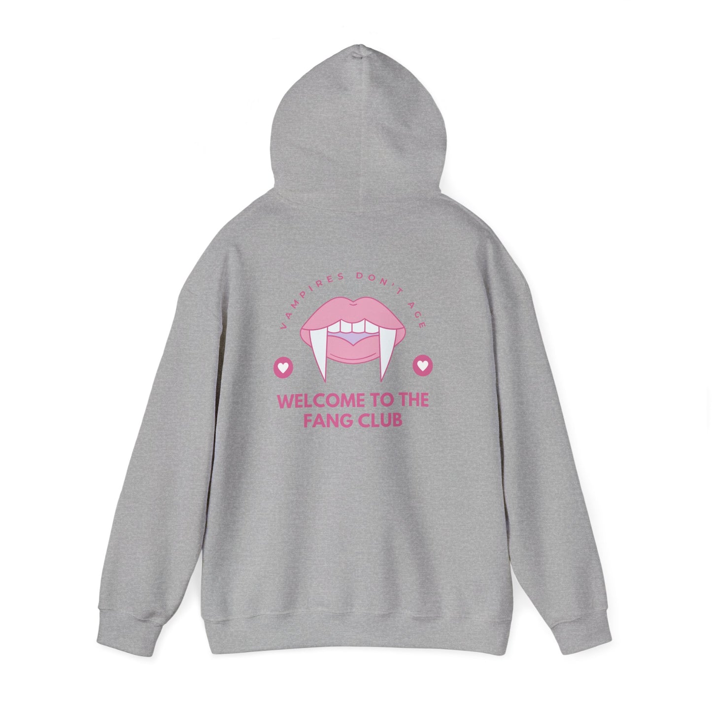 Vampire Fang Club Hoodie, Cozy Sweatshirt for Halloween, Cute Gift for Fans, Winter Layering, Trendy Casual Wear