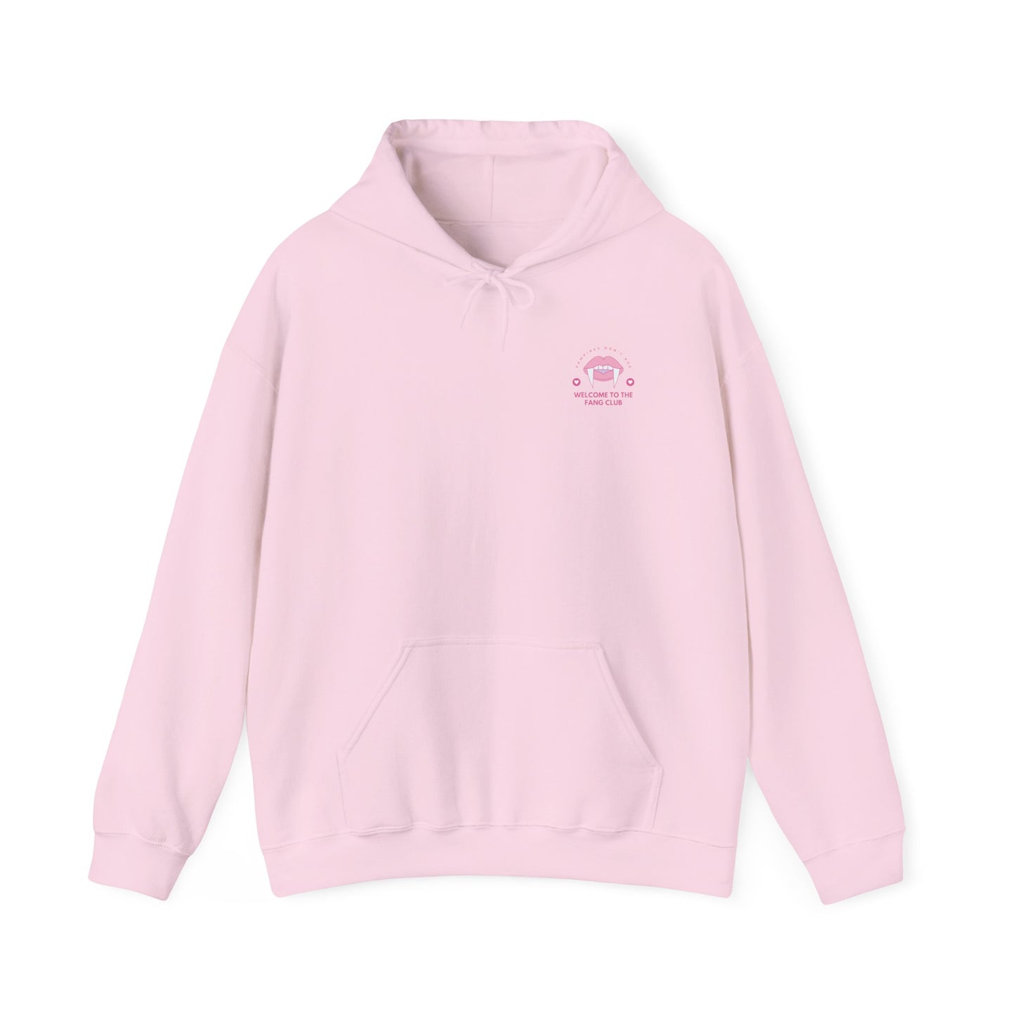 Vampire Fang Club Hoodie, Cozy Sweatshirt for Halloween, Cute Gift for Fans, Winter Layering, Trendy Casual Wear