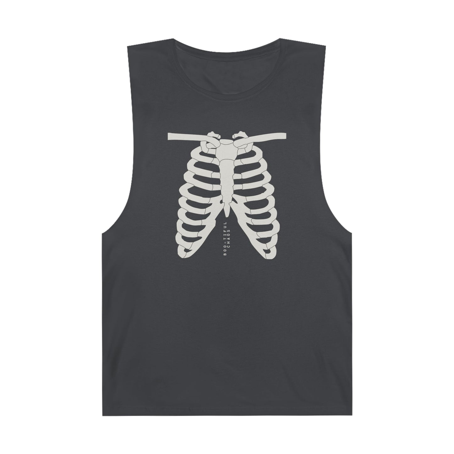 100% Cotton Skeleton Muscle Tank, Gym Apparel, Workout Top, Fitness Shirt, Halloween Costume, Casual Summer Wear