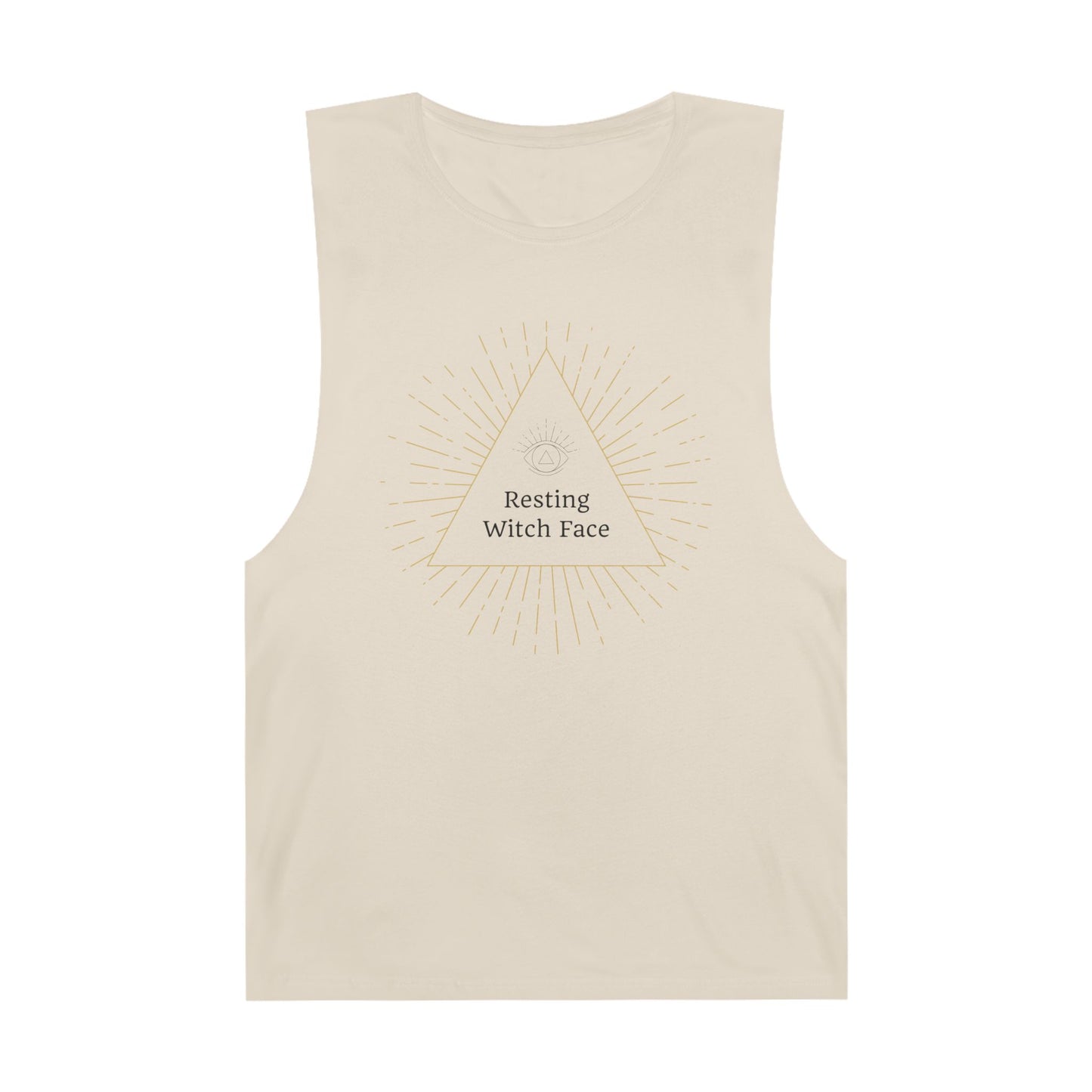 Resting Witch Face Unisex Tank, Cute Witchy Shirt, Halloween Gift, Summer Fashion, Festival Wear, Boho Style