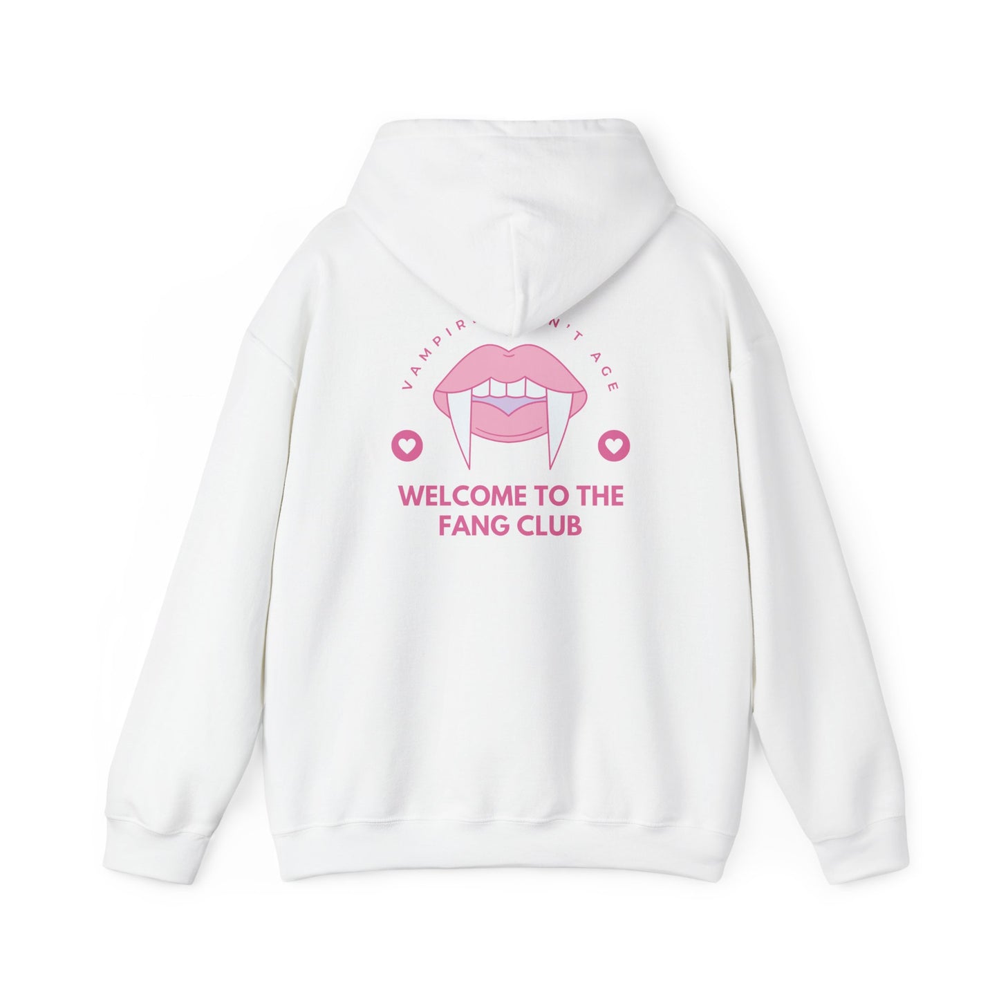 Vampire Fang Club Hoodie, Cozy Sweatshirt for Halloween, Cute Gift for Fans, Winter Layering, Trendy Casual Wear