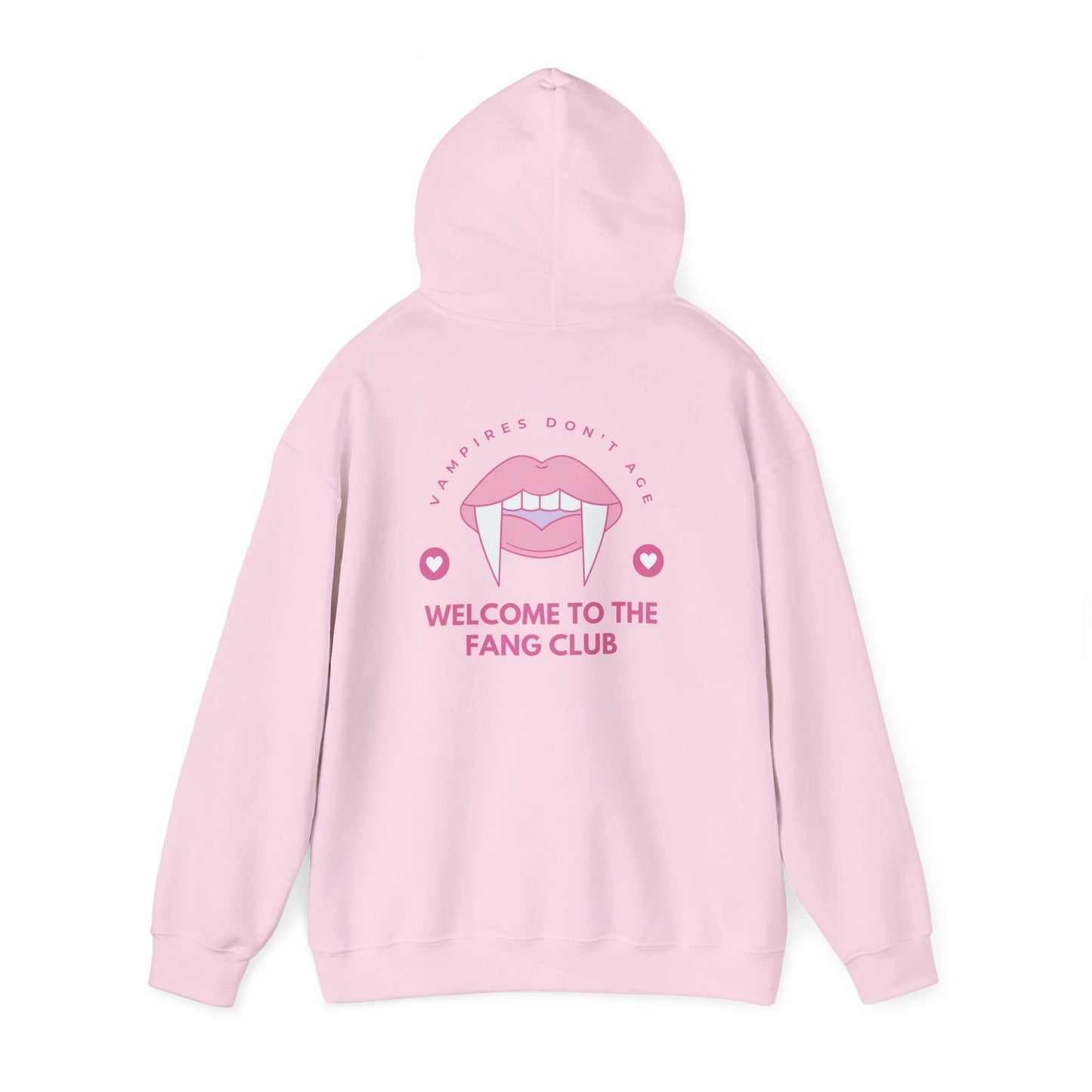 Vampire Fang Club Hoodie, Cozy Sweatshirt for Halloween, Cute Gift for Fans, Winter Layering, Trendy Casual Wear