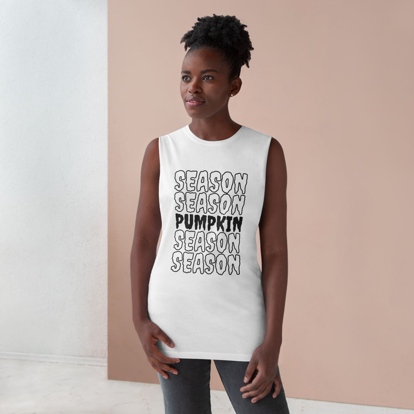 Unisex Pumpkin Season Tank Top, Fall Apparel, Halloween Shirt, Casual Summer Tee, Trendy Gift for Pumpkin Lovers