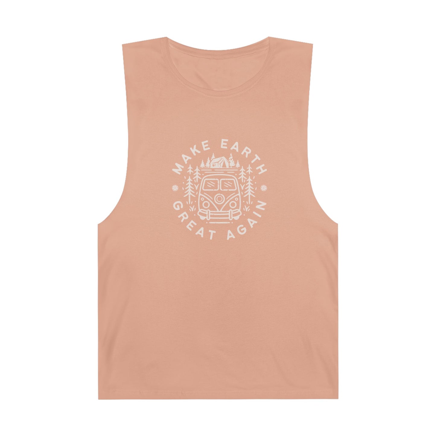 100% Cotton Eco-Friendly Nature Tank, Great for Summer Festivals, Earth Day, Camping, Outdoor Activities, Casual Wear, Gifts