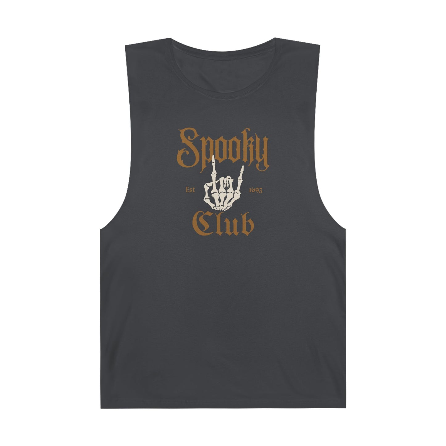 Spooky Club Unisex Tank Top | Halloween Shirt, Festival Wear, Gift for Horror Lovers, Casual Outfit, Unique Graphic Tee