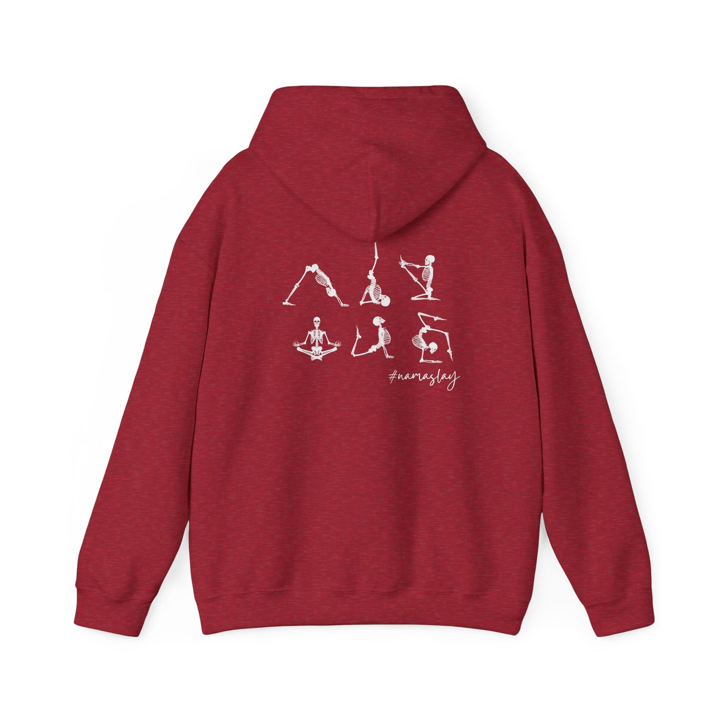 Yoga Skeleton Unisex Hoodie, Cozy Gym Sweatshirt, Ideal for Yoga Lovers, Perfect Gift for Fitness Enthusiasts, Unique Workout Apparel