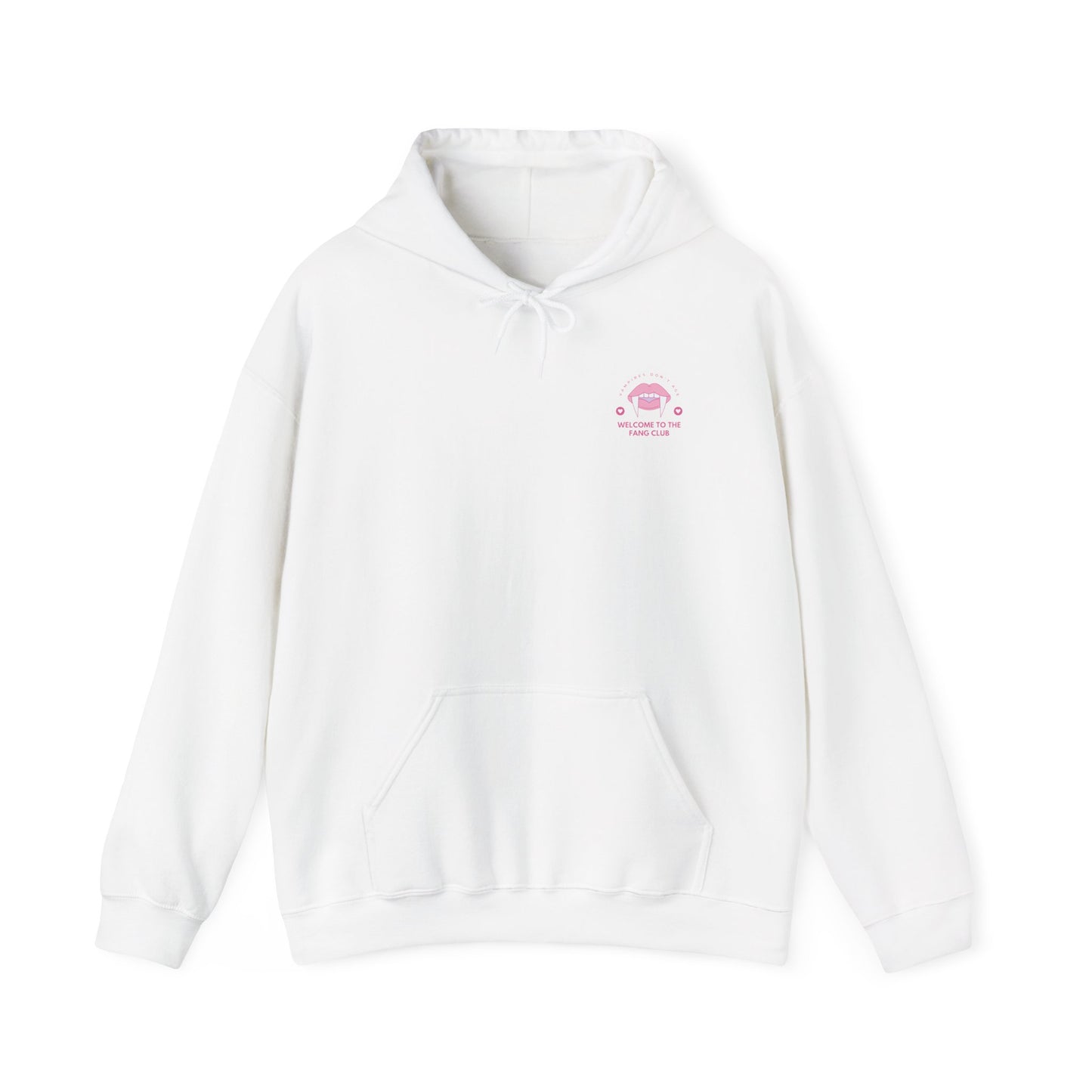 Vampire Fang Club Hoodie, Cozy Sweatshirt for Halloween, Cute Gift for Fans, Winter Layering, Trendy Casual Wear