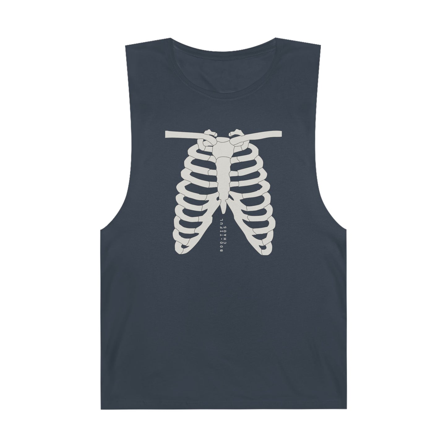 100% Cotton Skeleton Muscle Tank, Gym Apparel, Workout Top, Fitness Shirt, Halloween Costume, Casual Summer Wear