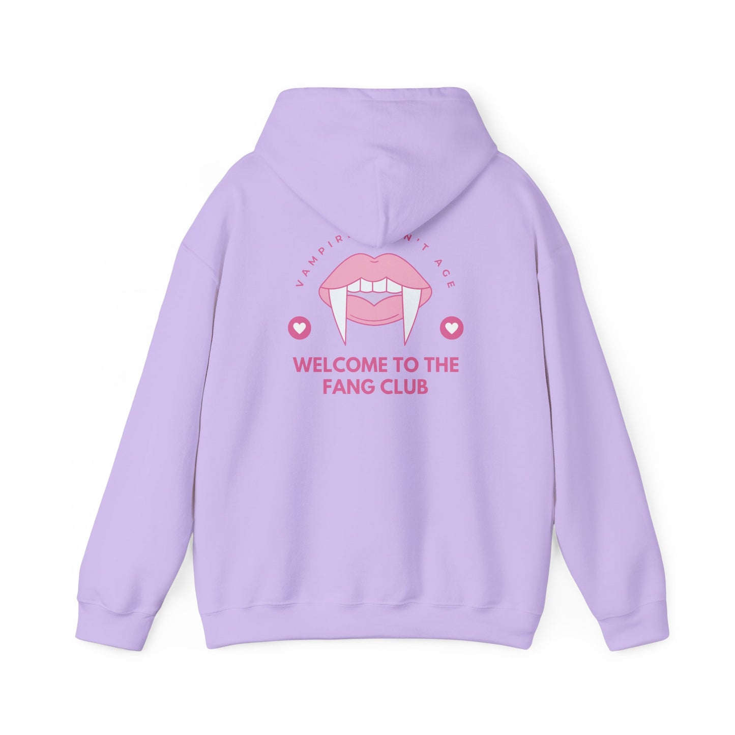 Vampire Fang Club Hoodie, Cozy Sweatshirt for Halloween, Cute Gift for Fans, Winter Layering, Trendy Casual Wear