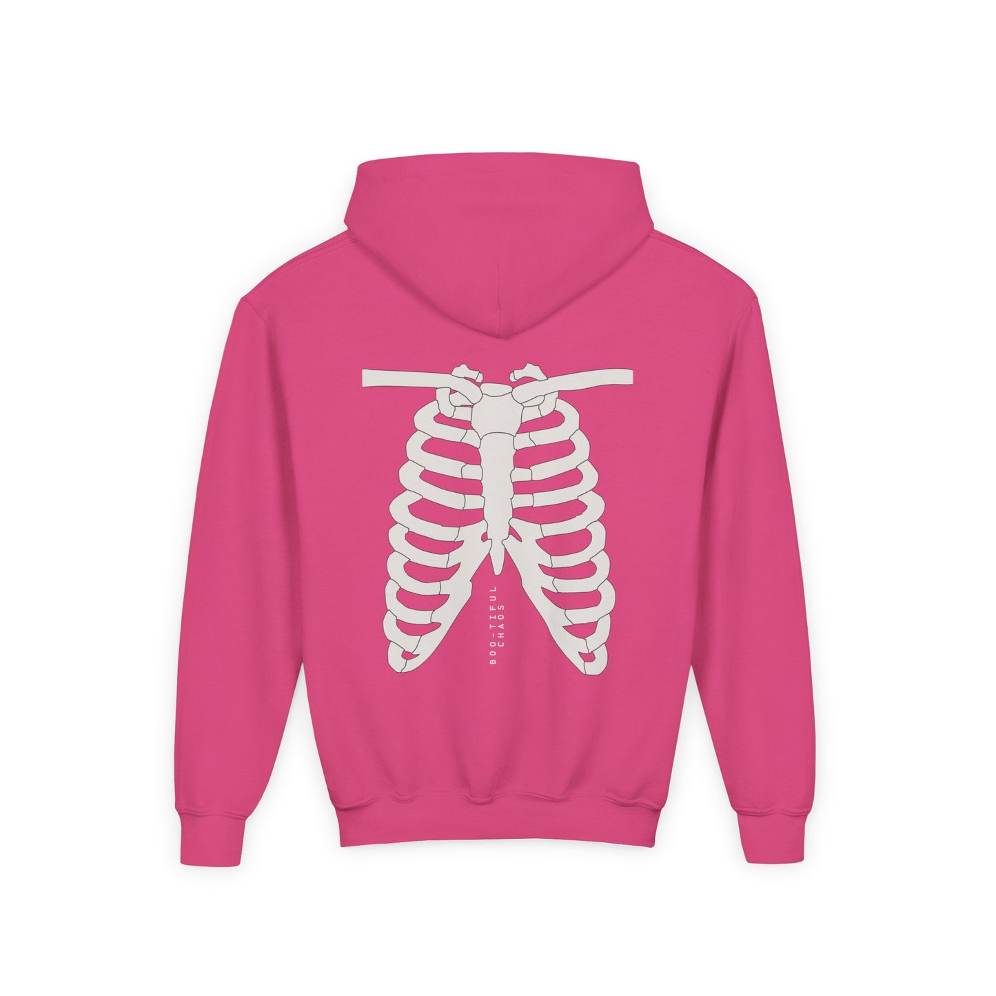 Youth Hoodie - Beautiful Chaos Skeleton Design, Cozy Sweatshirt for Teens, Unique Gift, Casual Wear, Perfect for Special Occasions
