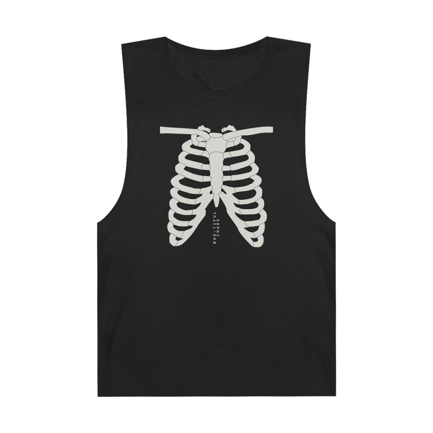 100% Cotton Skeleton Muscle Tank, Gym Apparel, Workout Top, Fitness Shirt, Halloween Costume, Casual Summer Wear