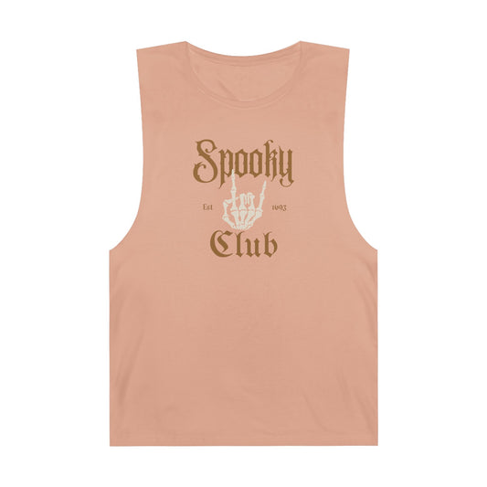 Spooky Club Unisex Tank Top | Halloween Shirt, Festival Wear, Gift for Horror Lovers, Casual Outfit, Unique Graphic Tee