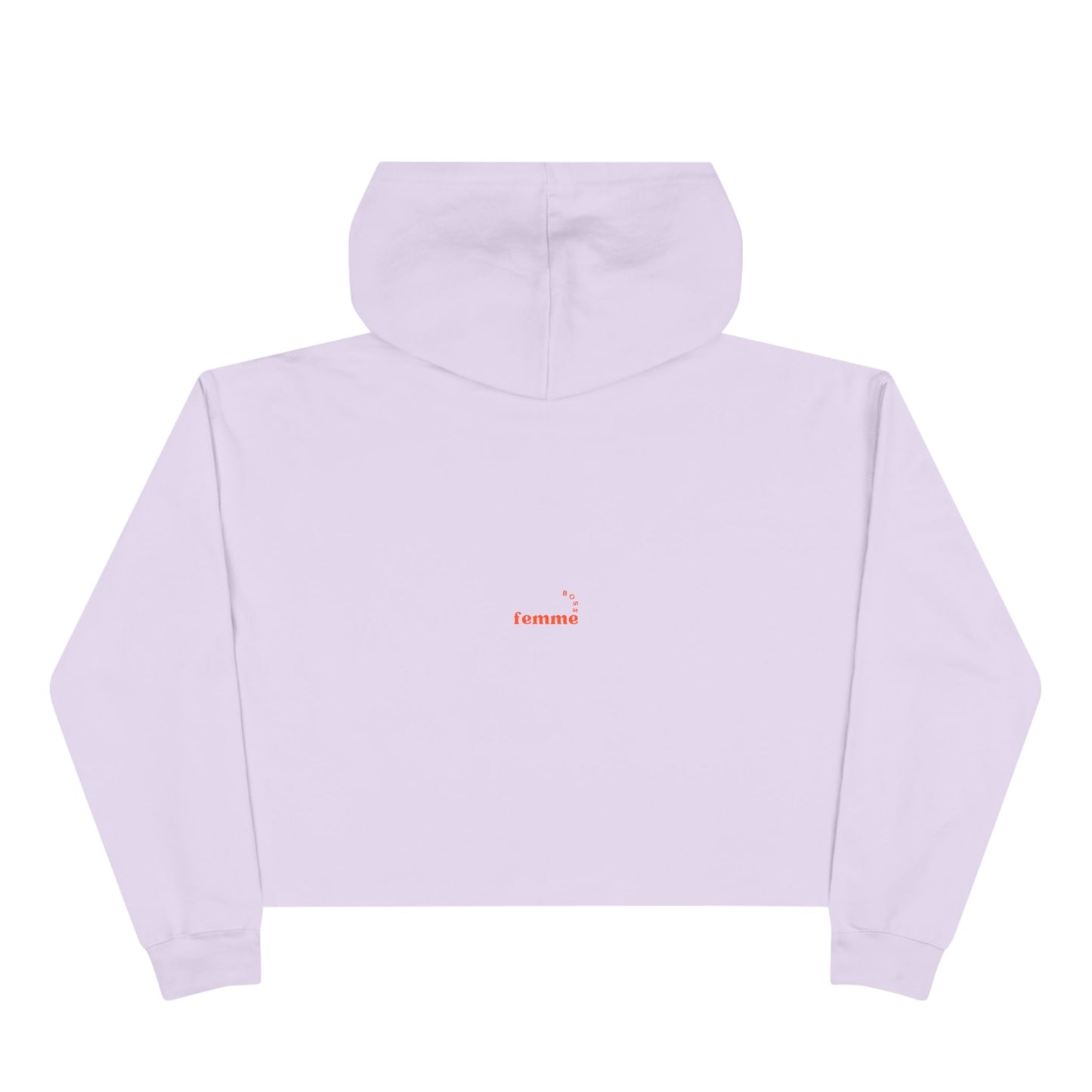 100% Femme Boss Crop Hoodie