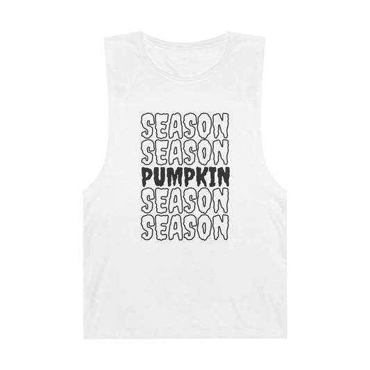 Unisex Pumpkin Season Tank Top, Fall Apparel, Halloween Shirt, Casual Summer Tee, Trendy Gift for Pumpkin Lovers