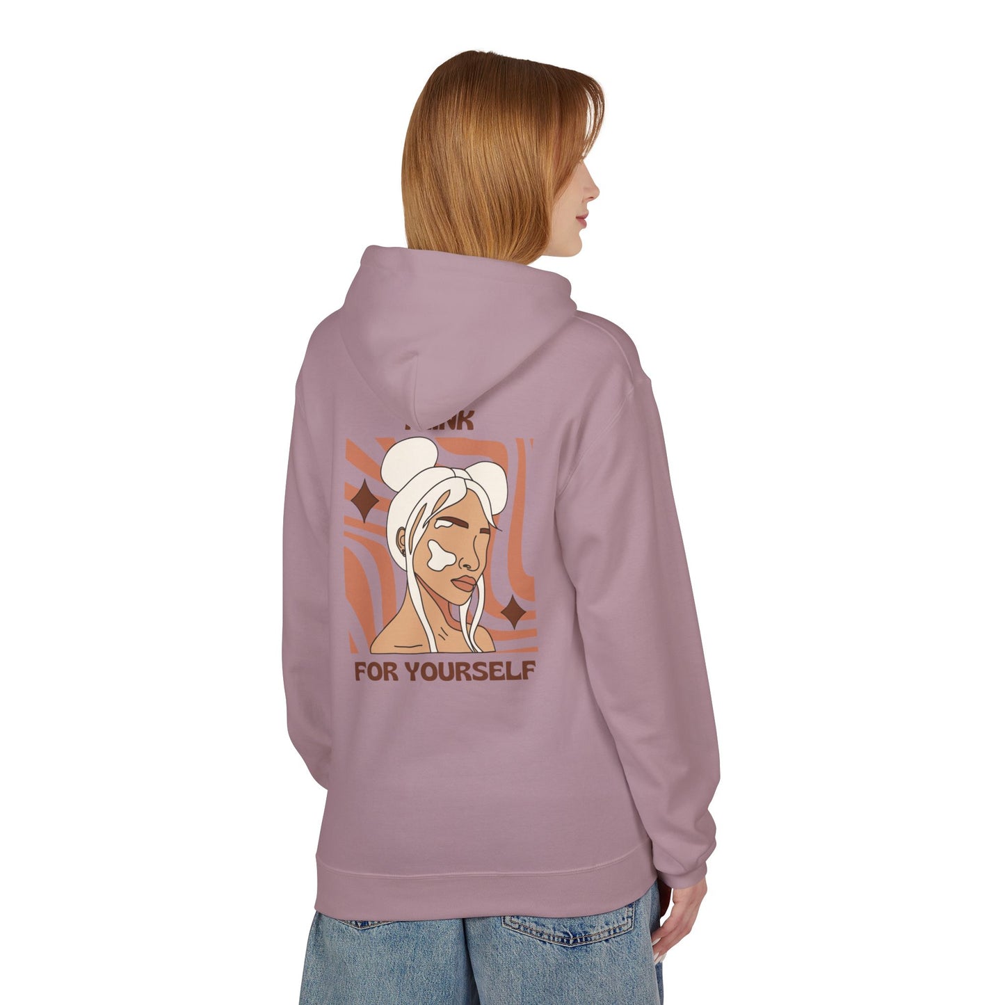 Feminist Self-Care Unisex Hoodie - 'Think for Yourself'