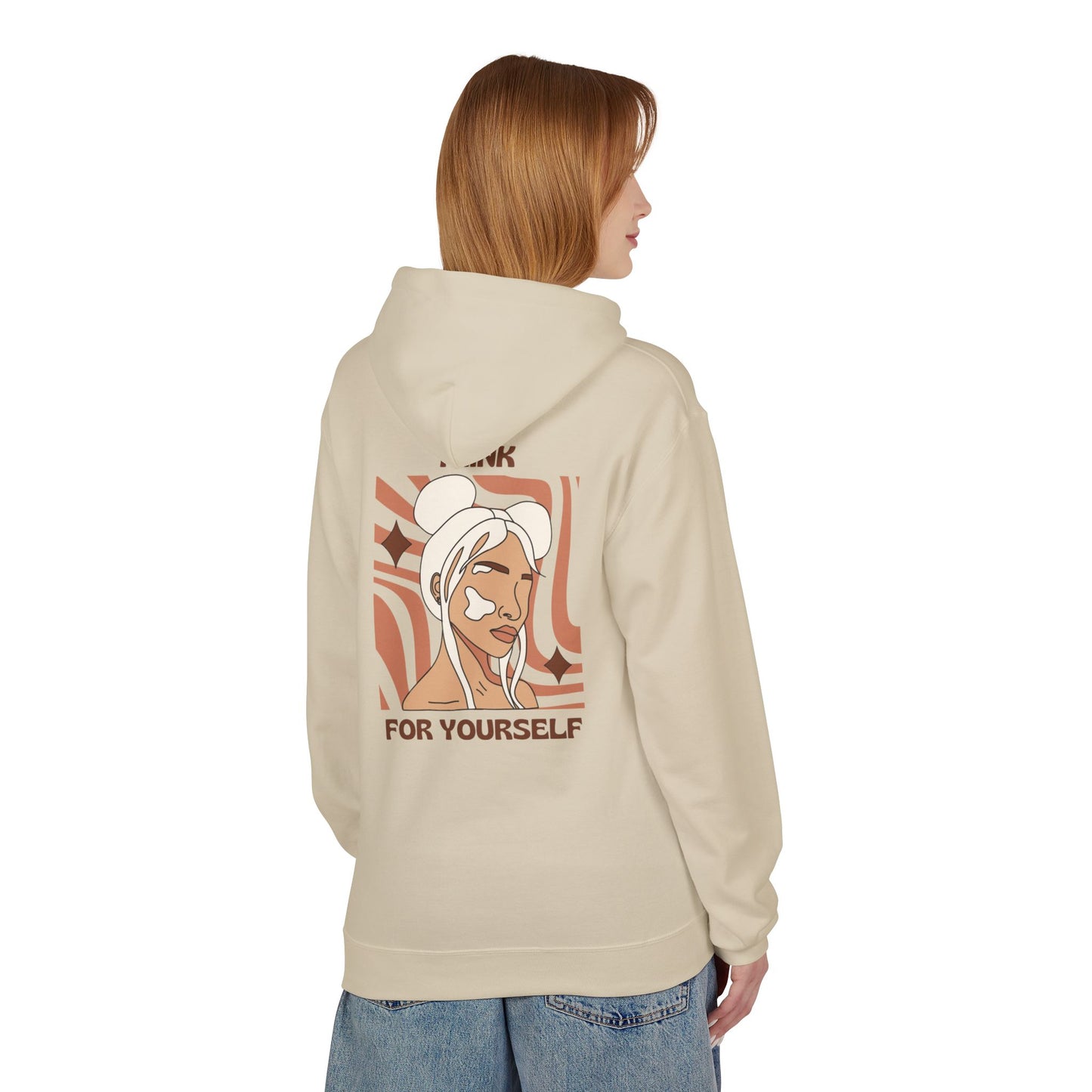 Feminist Self-Care Unisex Hoodie - 'Think for Yourself'