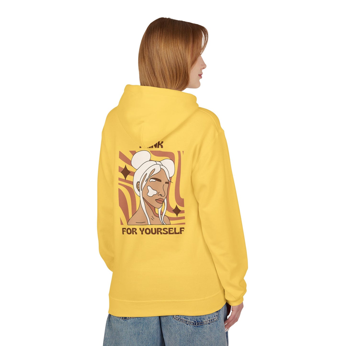 Feminist Self-Care Unisex Hoodie - 'Think for Yourself'