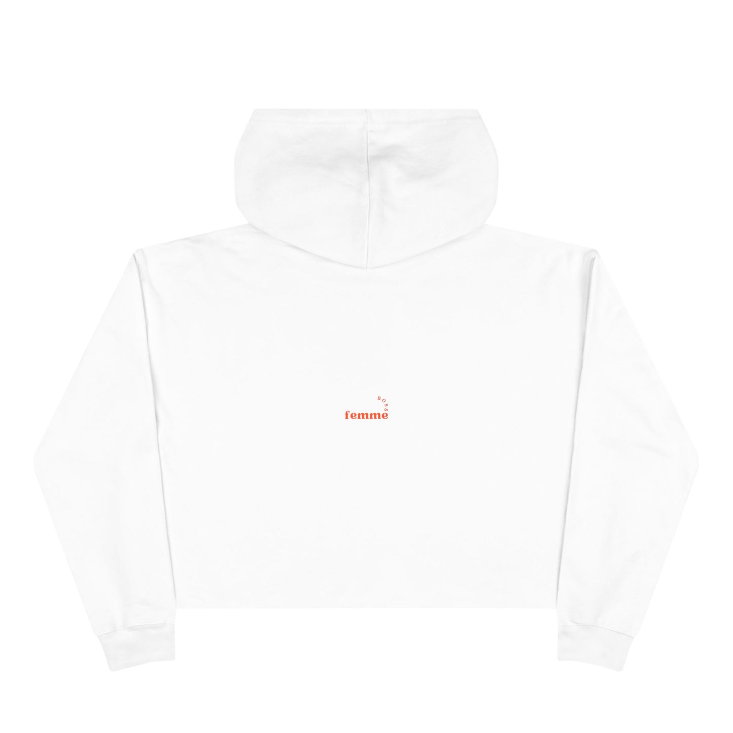 100% Femme Boss Crop Hoodie
