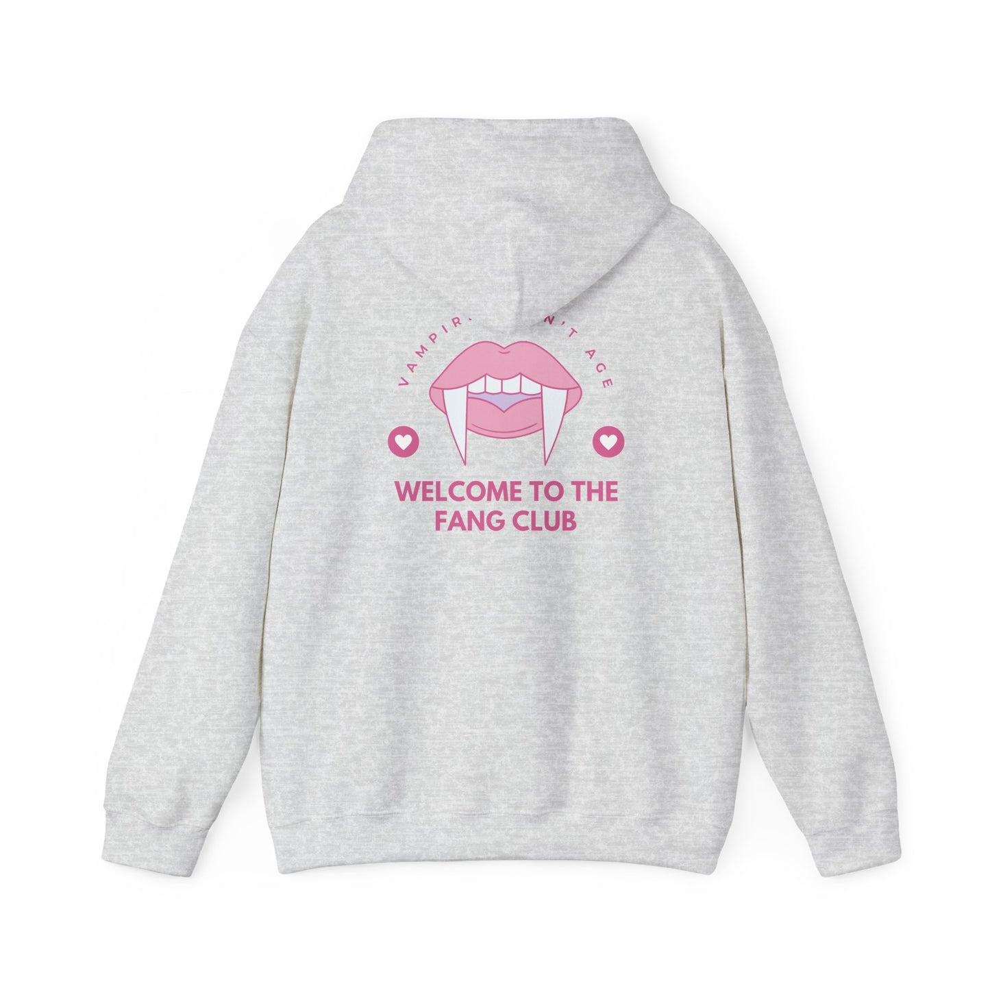 Vampire Fang Club Hoodie, Cozy Sweatshirt for Halloween, Cute Gift for Fans, Winter Layering, Trendy Casual Wear