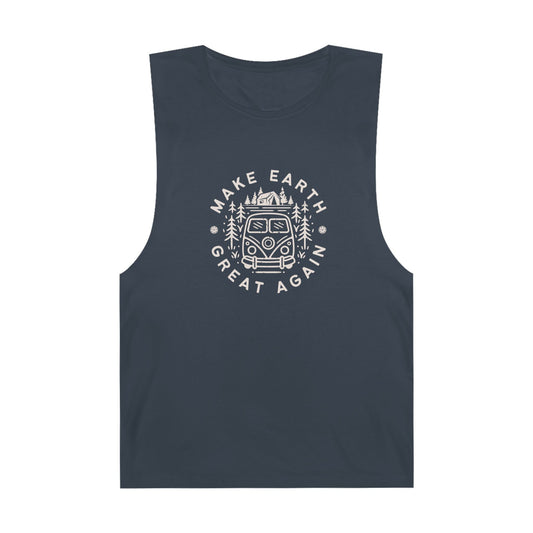 100% Cotton Eco-Friendly Nature Tank, Great for Summer Festivals, Earth Day, Camping, Outdoor Activities, Casual Wear, Gifts