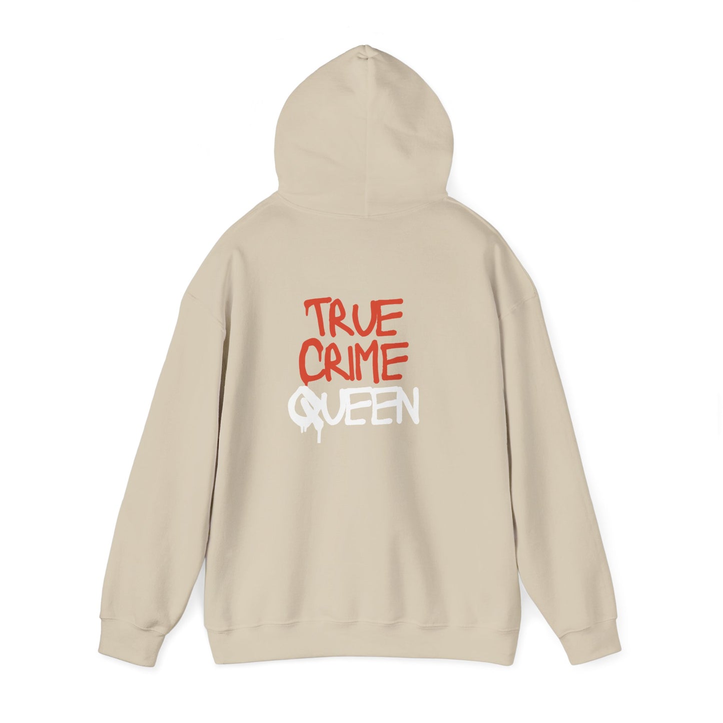 True Crime Hoodie, Unisex Heavy Blend Sweatshirt for Crime Lovers, Cozy Gift for Fans, Perfect for Fall or Winter
